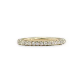 14K Y Gold 0.30cttw Diamond Band Avignon