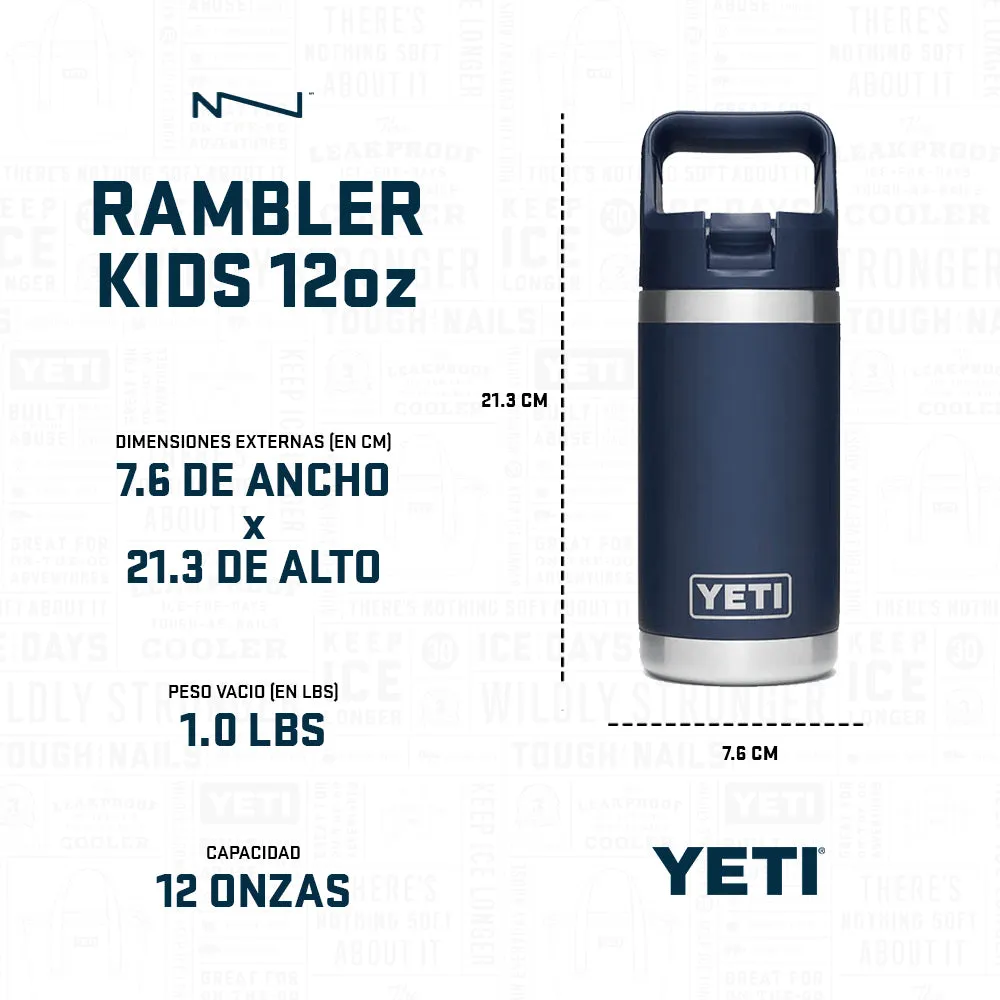 21071502061 TERMO RAMBLER 12oz PARA NIO PEAK PURPLE MARCA YETI