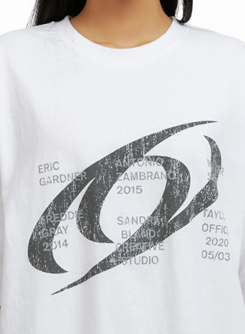 Acubi Oversize Graphic T-Shirt IL419