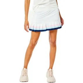 Addison Bay Women's White (Pink/light Blue/Navy) Court Skort