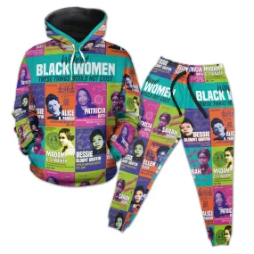 African Women Inventors All-over Hoodie And Joggers Set