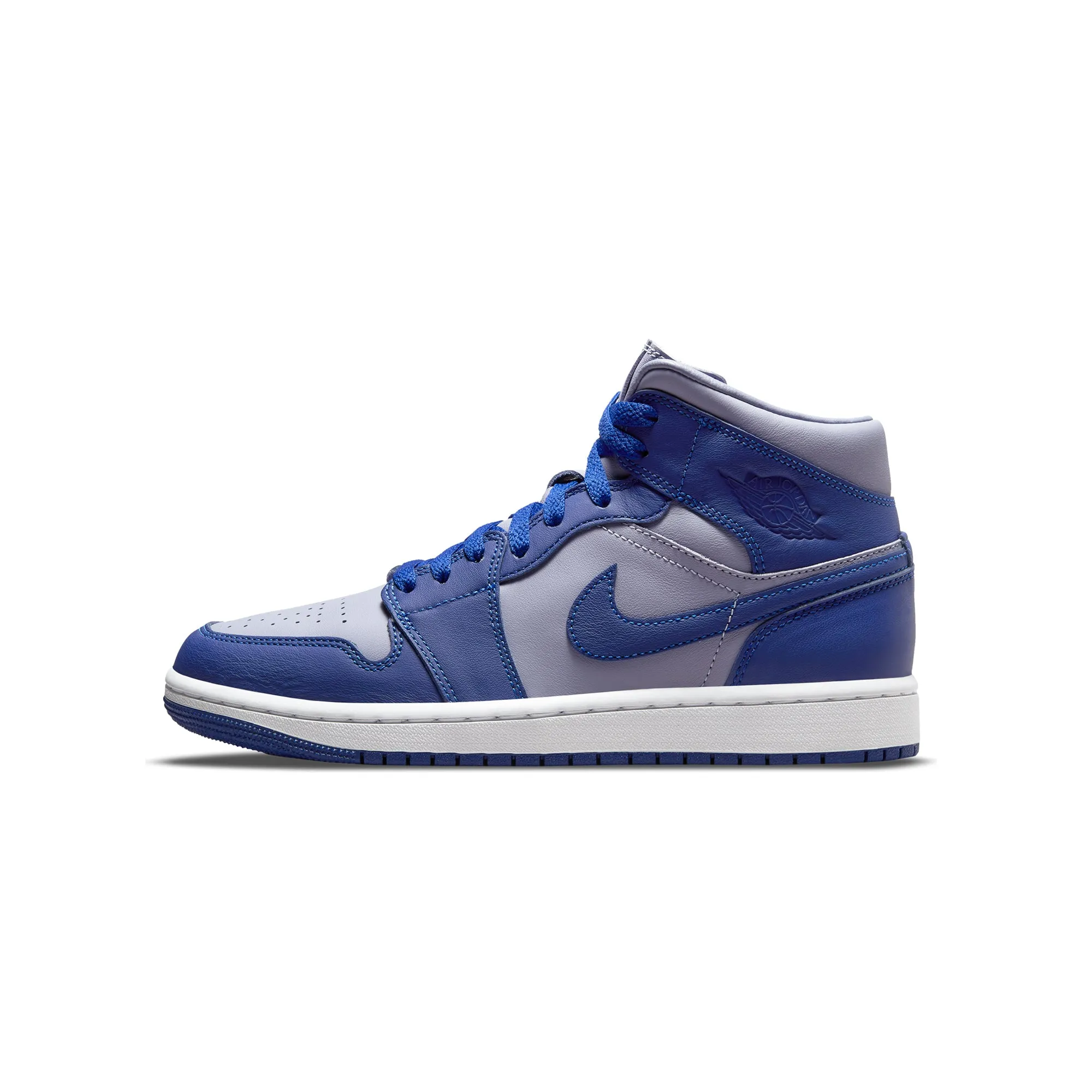 Air Jordan Womens 1 Mid SE Shoes 'Iron Purple/Deep Royal'