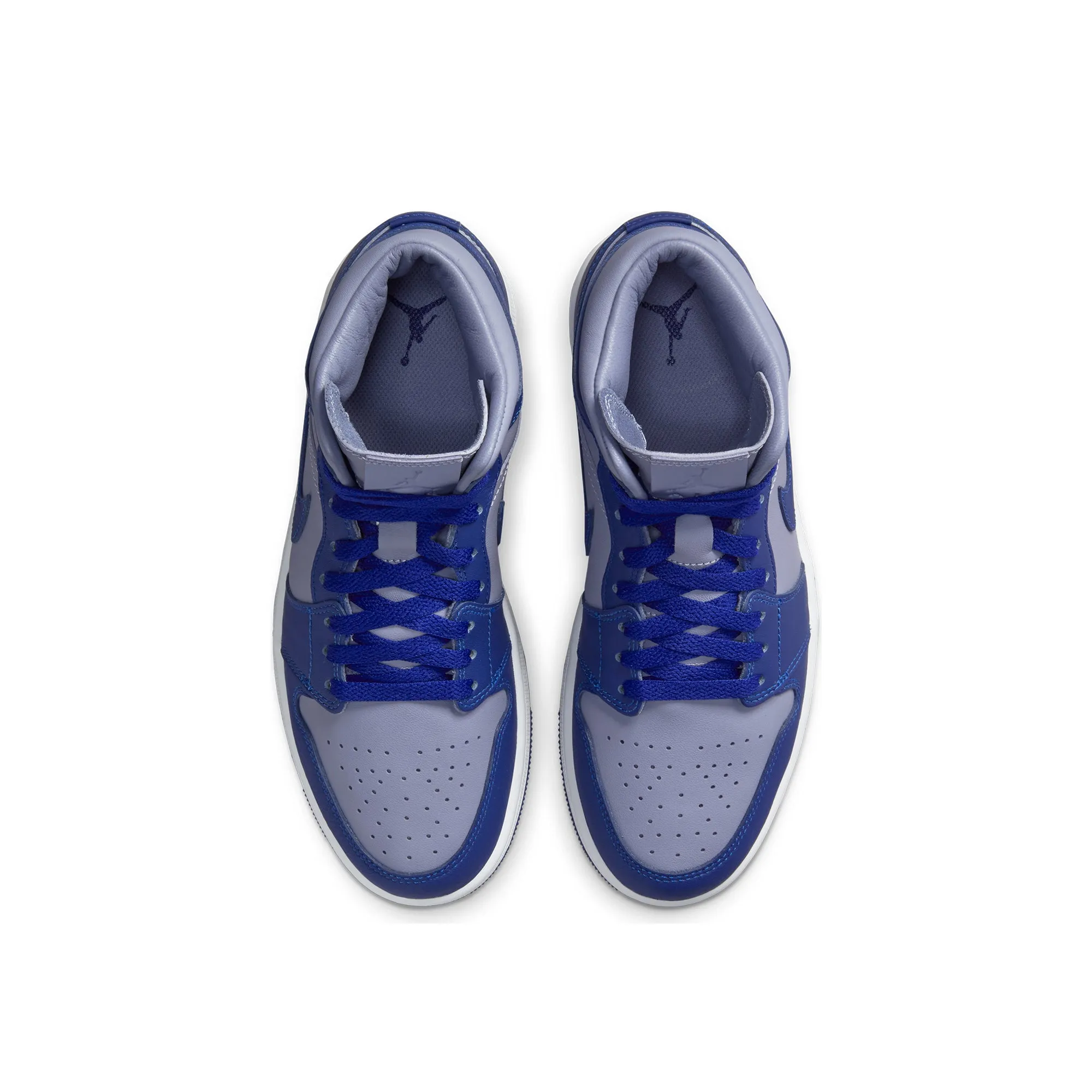 Air Jordan Womens 1 Mid SE Shoes 'Iron Purple/Deep Royal'