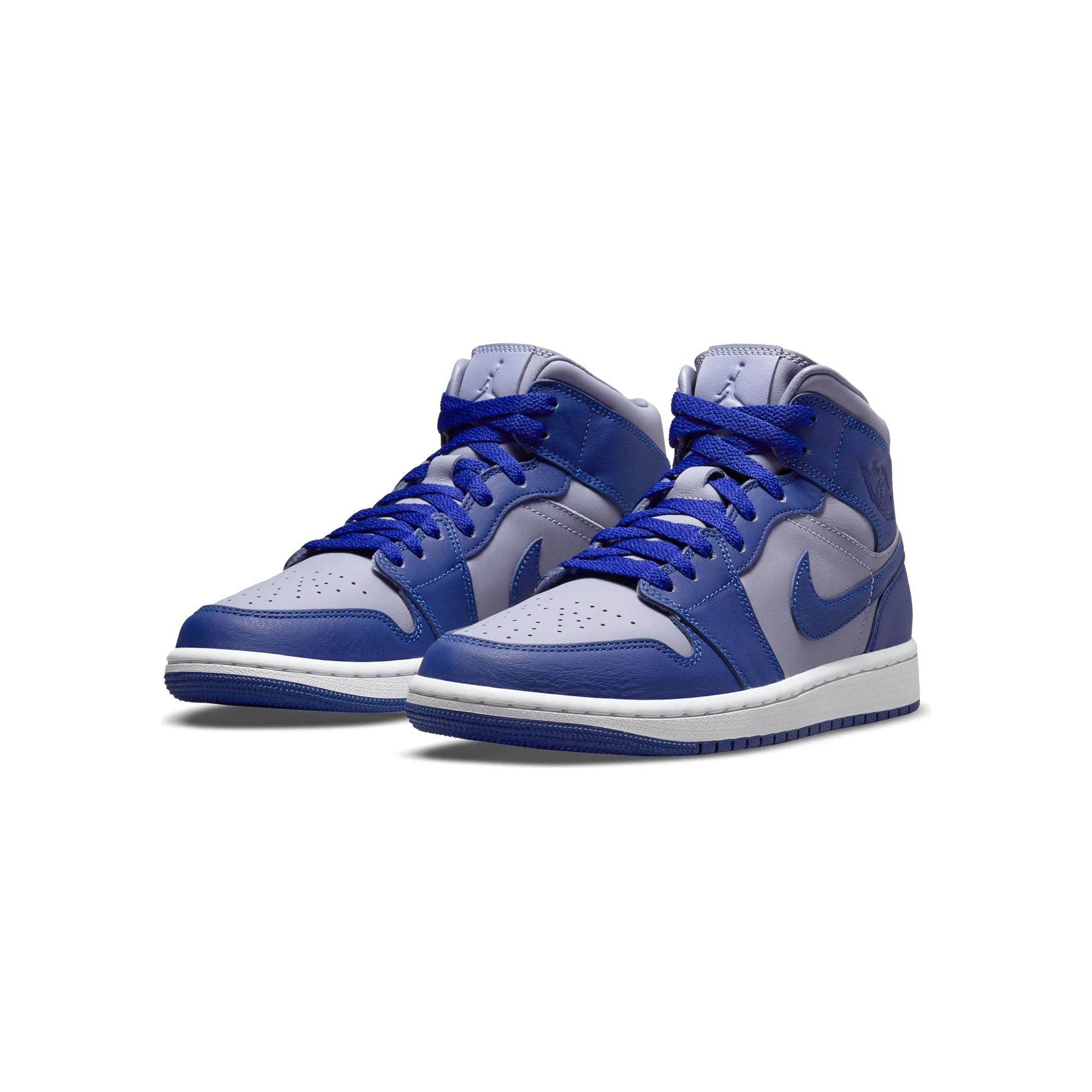 Air Jordan Womens 1 Mid SE Shoes 'Iron Purple/Deep Royal'