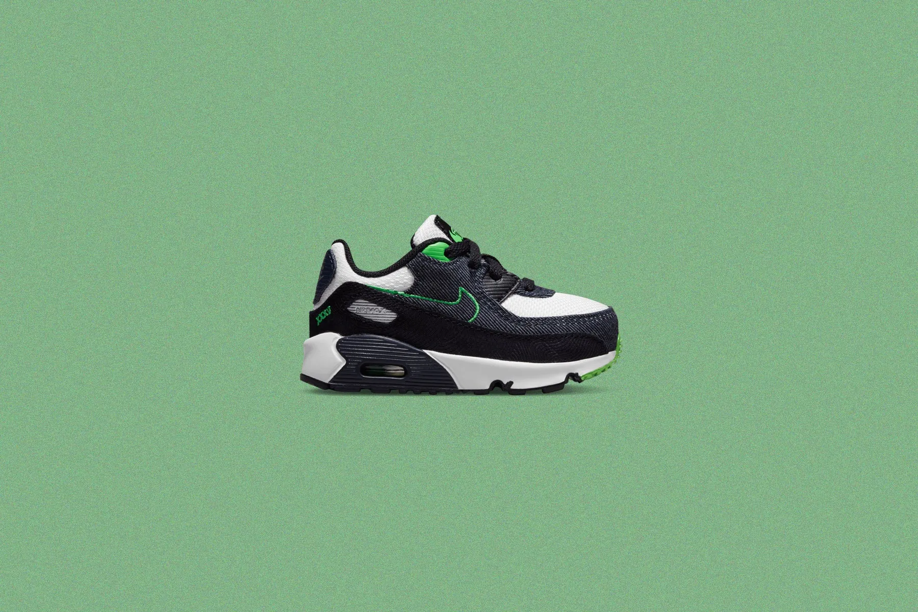 Air Max 90 LTR SE (TD) - Black/Obsidian/Scream Green/Summit White