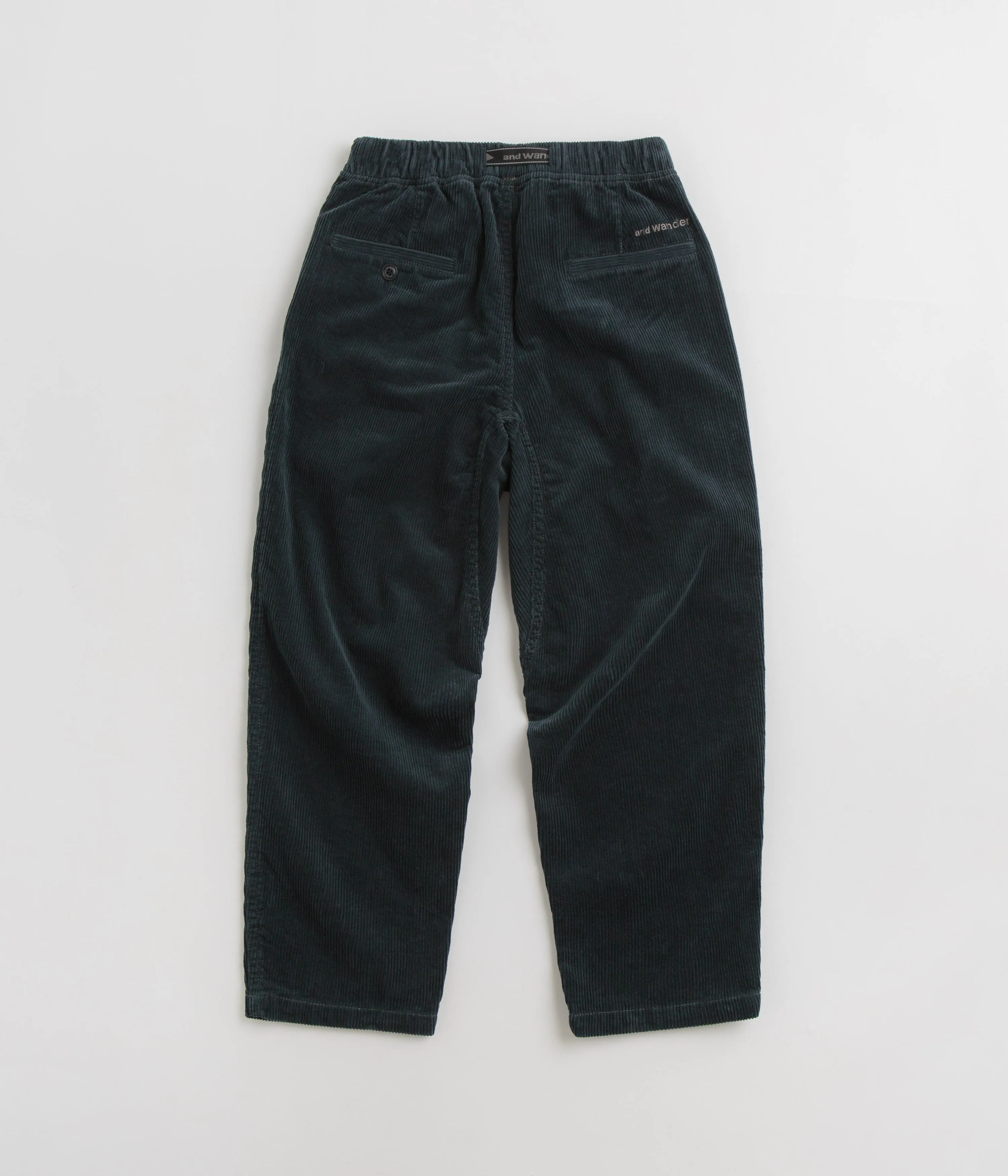 and wander Corduroy Pants - Blue Green