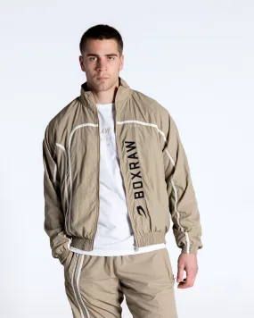 Bivol x BOXRAW Track Jacket - Taupe Beige