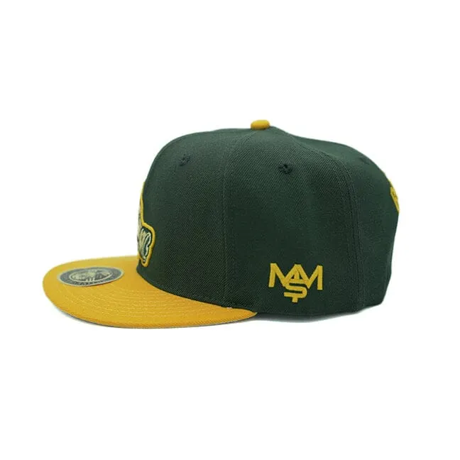 Blessings on Blessings - Dark Green Snapback Cap