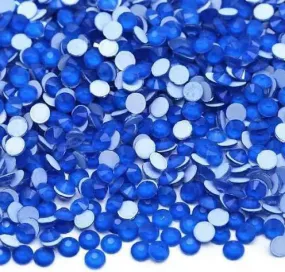 Blue neon glass rhinestones