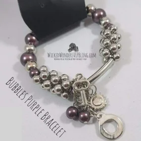 Bubbles Purple Bracelet