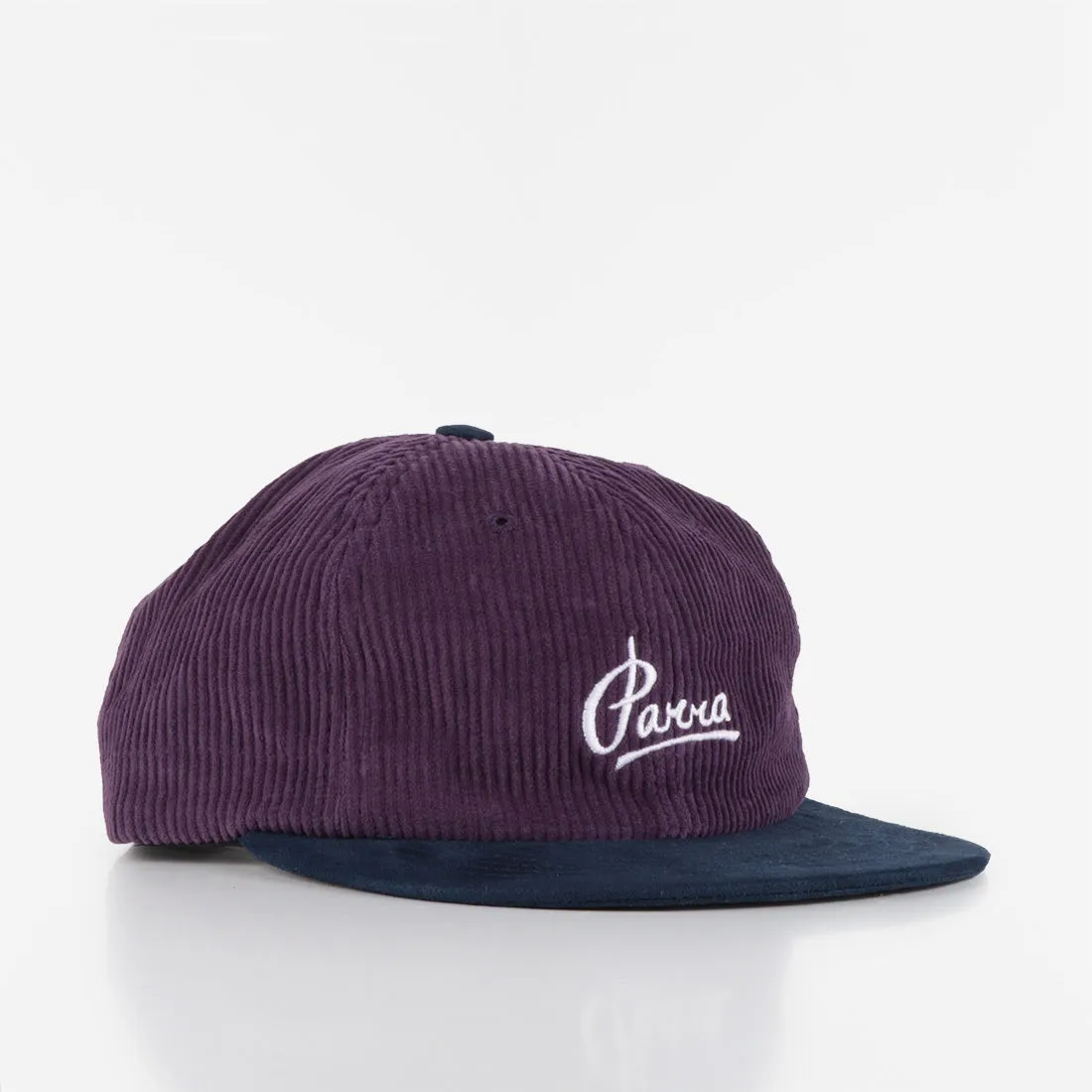 By Parra Painters Script Corduroy 6 Panel Hat