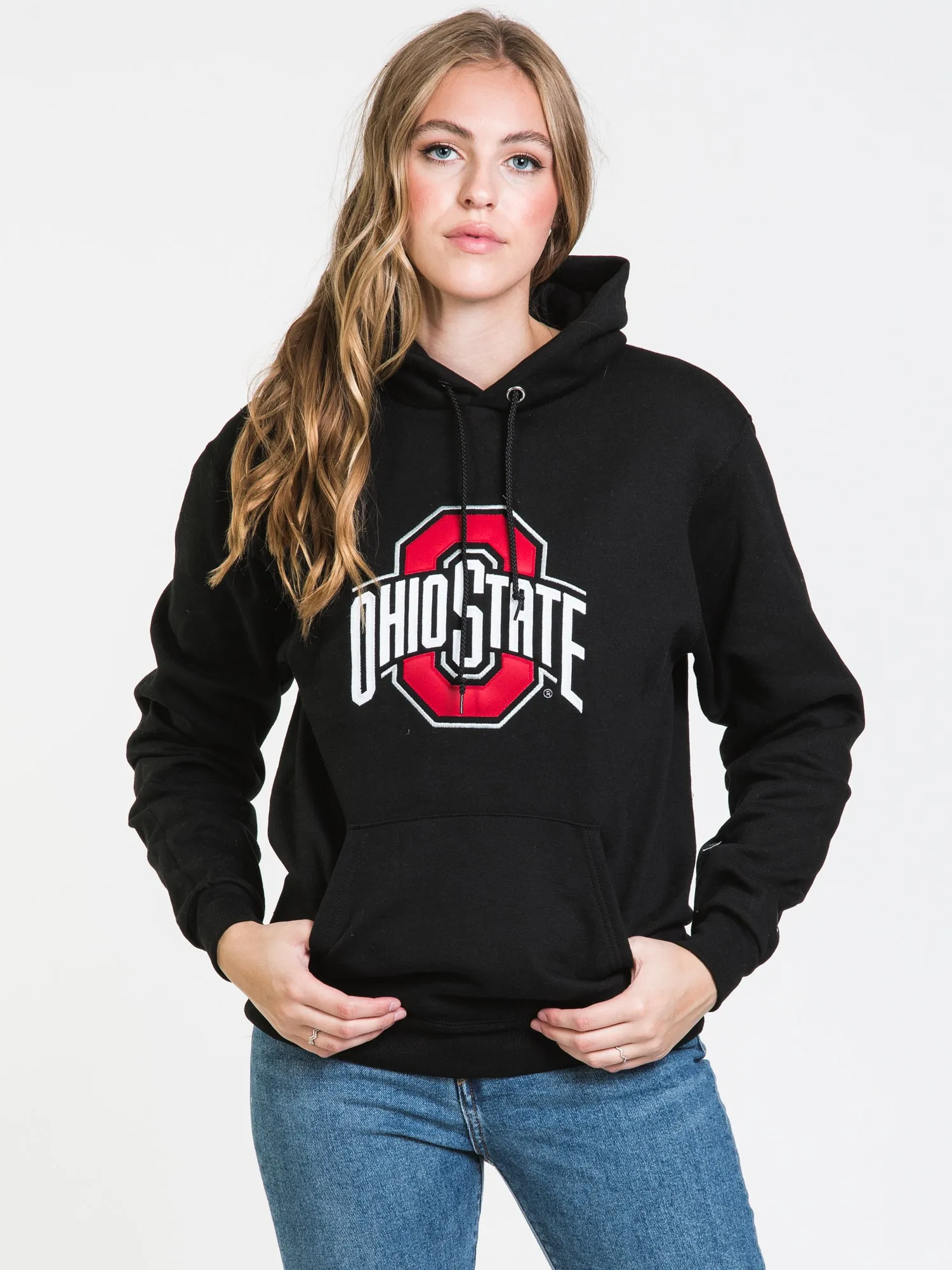 CHAMPION ECO POWERBLEND OHIO ST HOODIE  - CLEARANCE