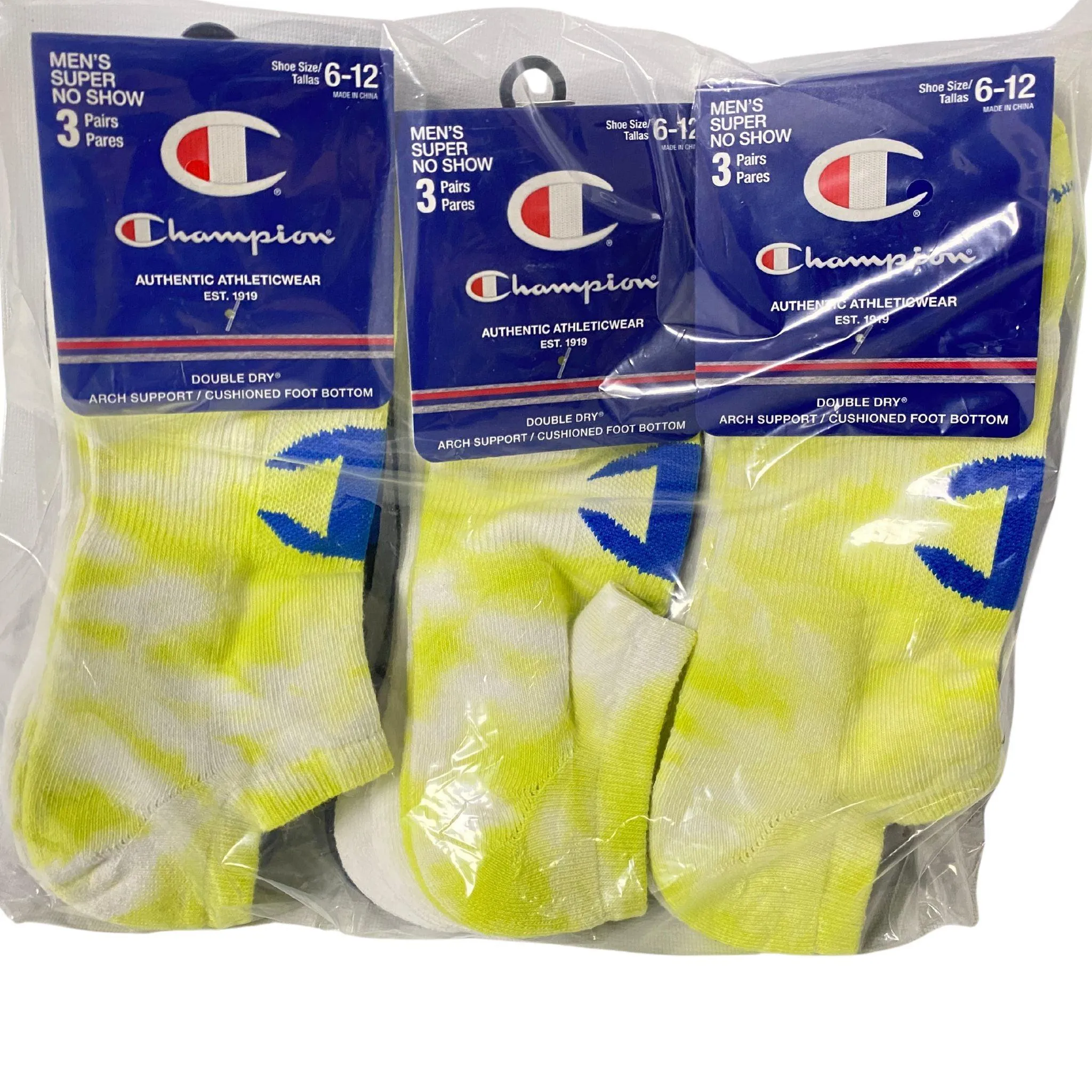 Champion Socks (3 Pair / Pack - 12 Pks/Case)