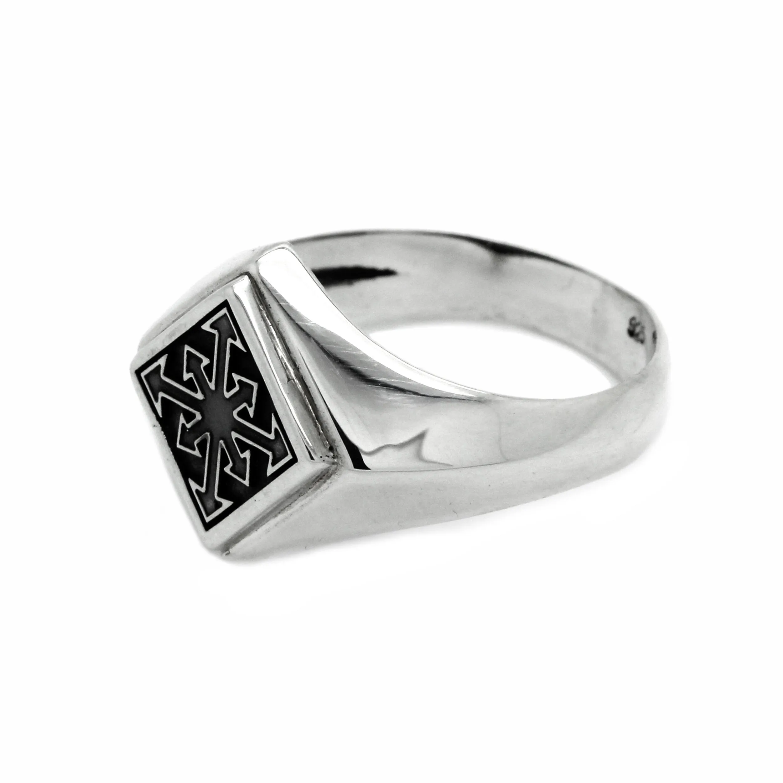 Chaos Magic Star Ring Unisex Silver 925