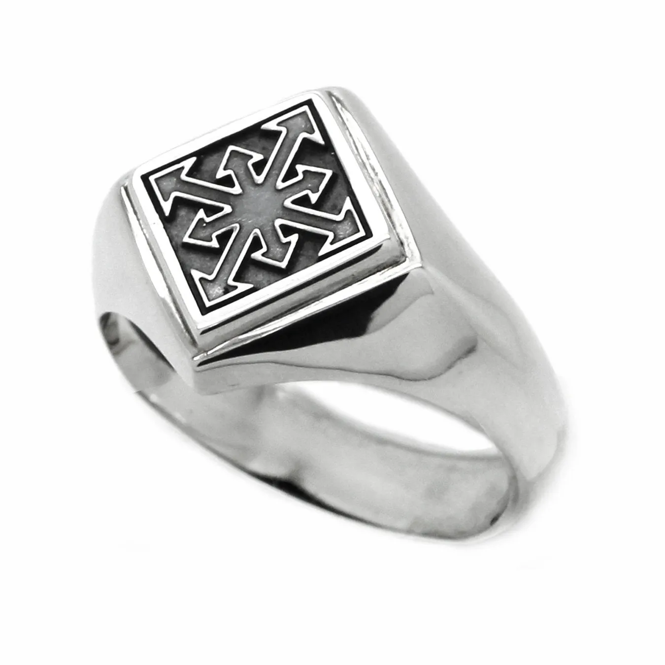 Chaos Magic Star Ring Unisex Silver 925