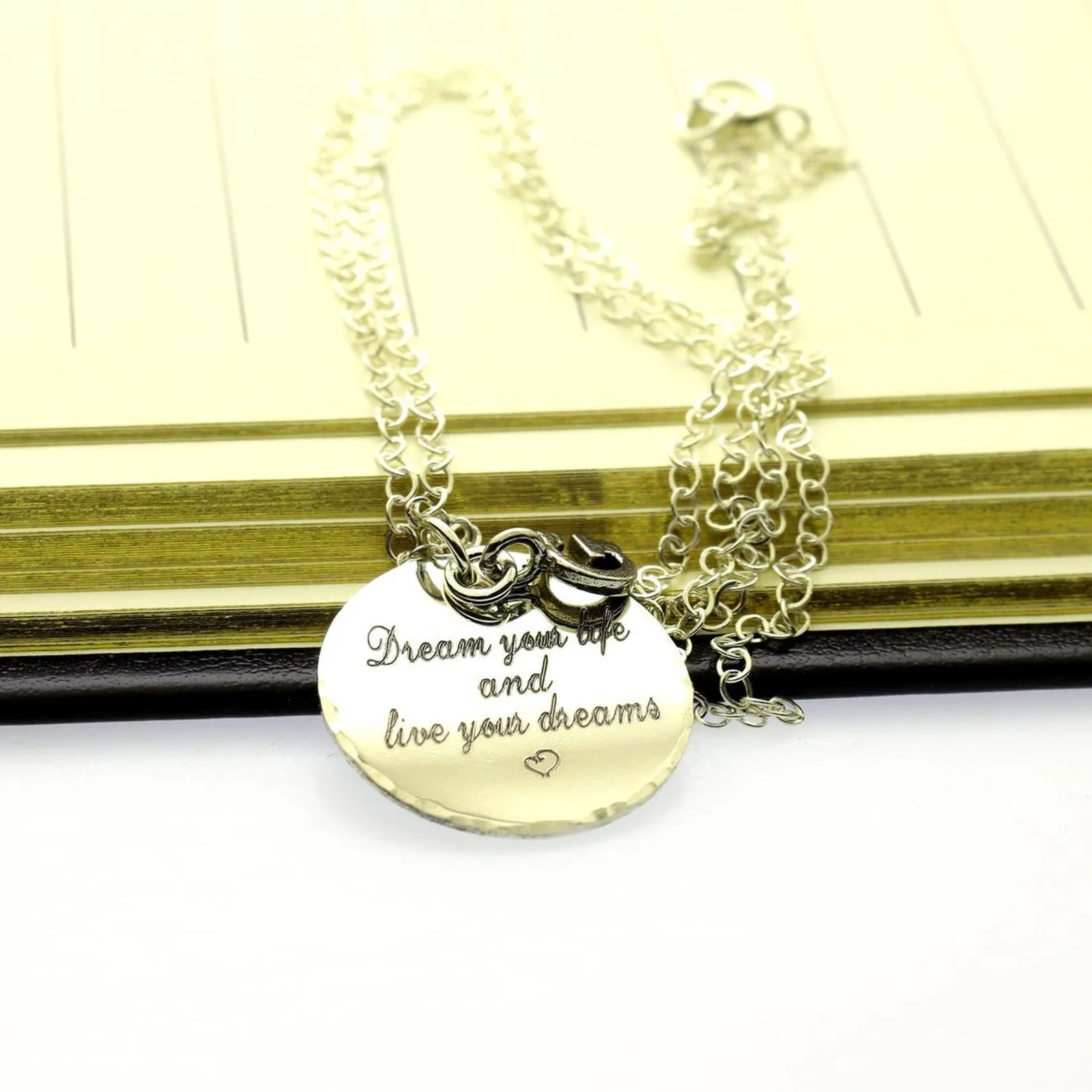 Custom Hebrew Necklace - Unique Jewish Gift