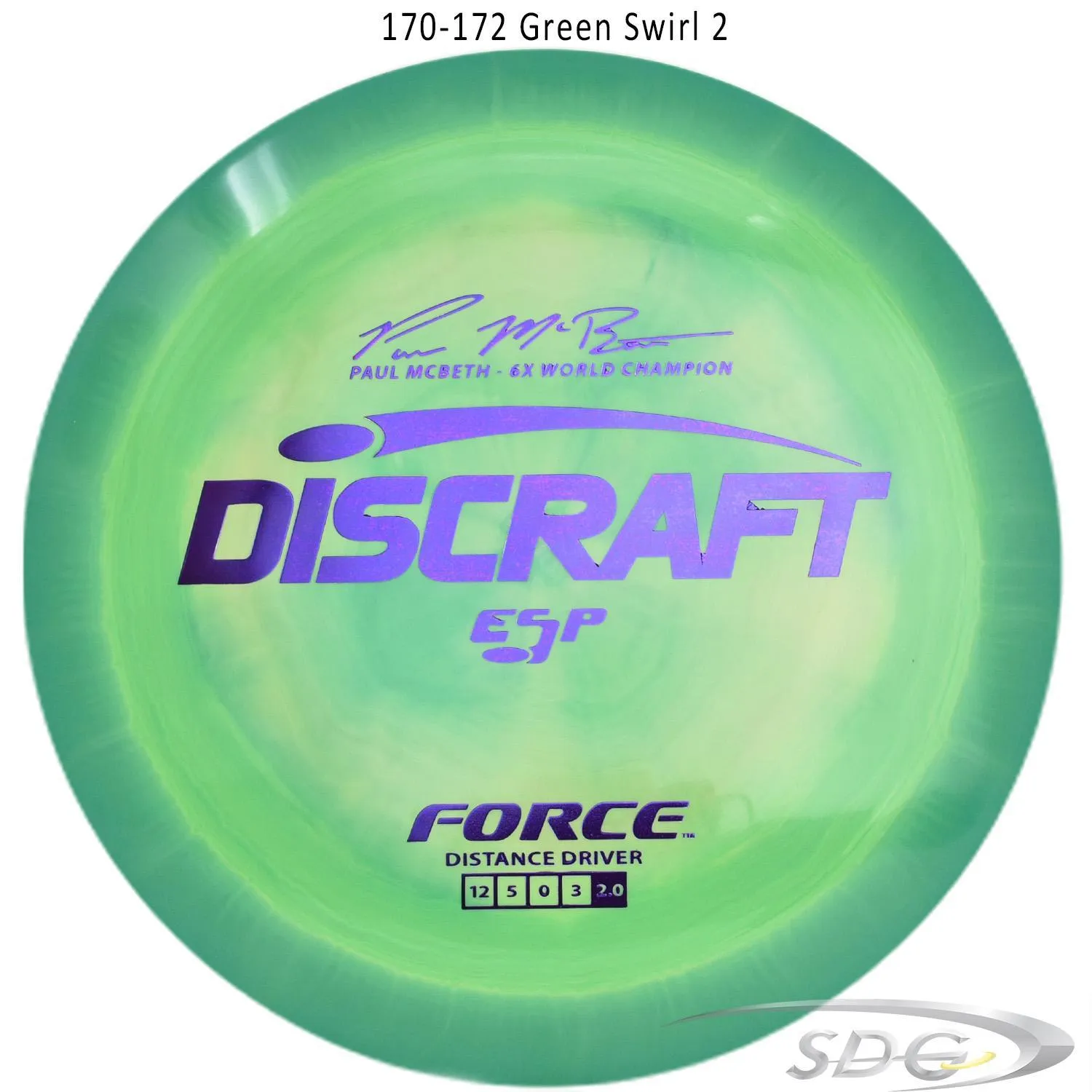 Discraft ESP Force 6X Paul McBeth Signature Disc Golf Distance Driver