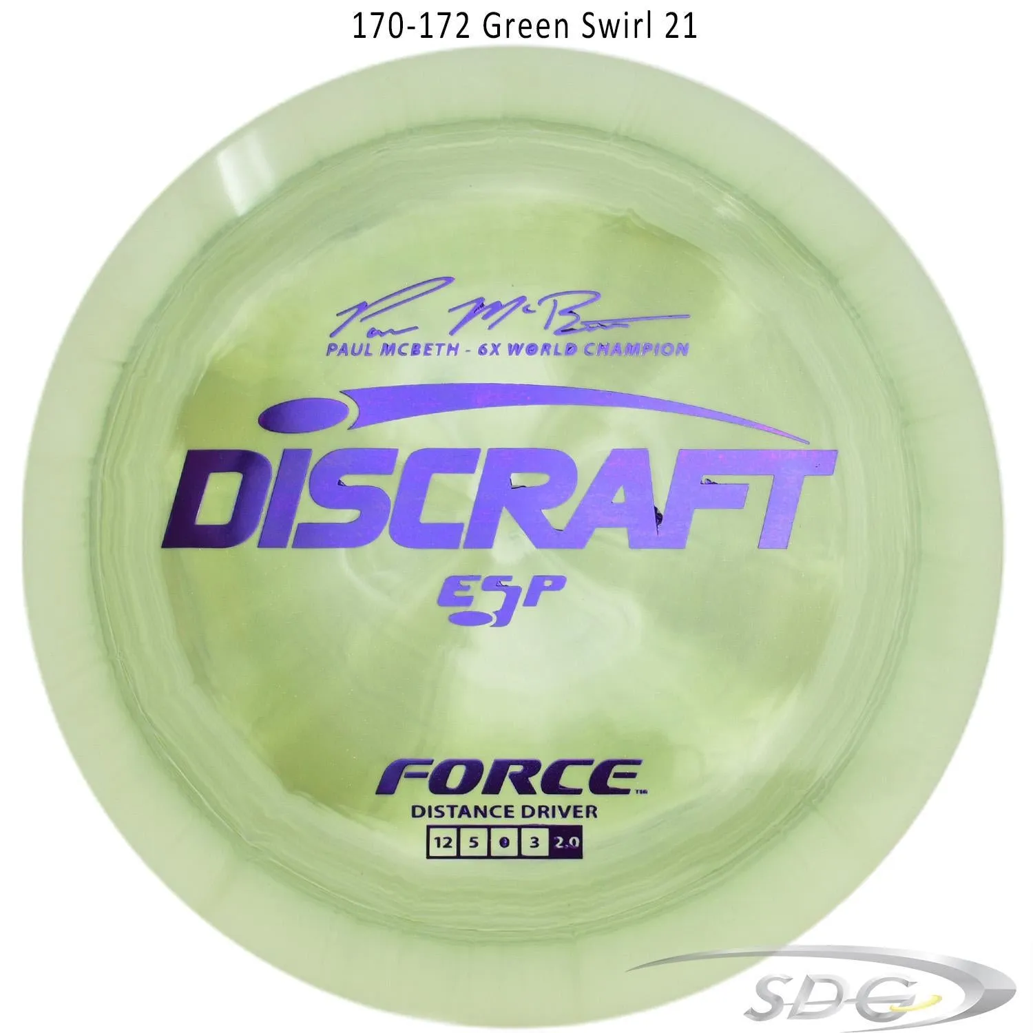 Discraft ESP Force 6X Paul McBeth Signature Disc Golf Distance Driver