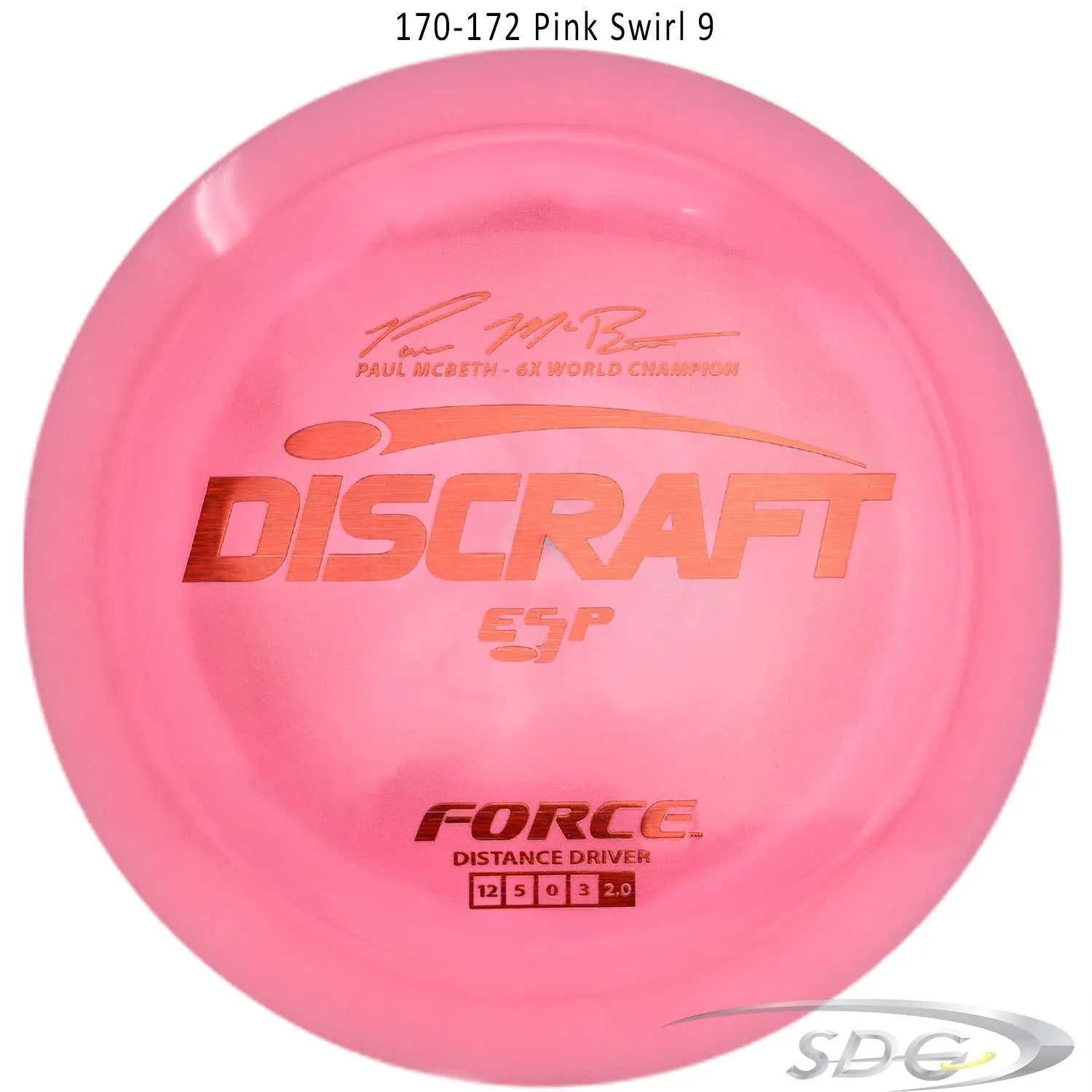 Discraft ESP Force 6X Paul McBeth Signature Disc Golf Distance Driver