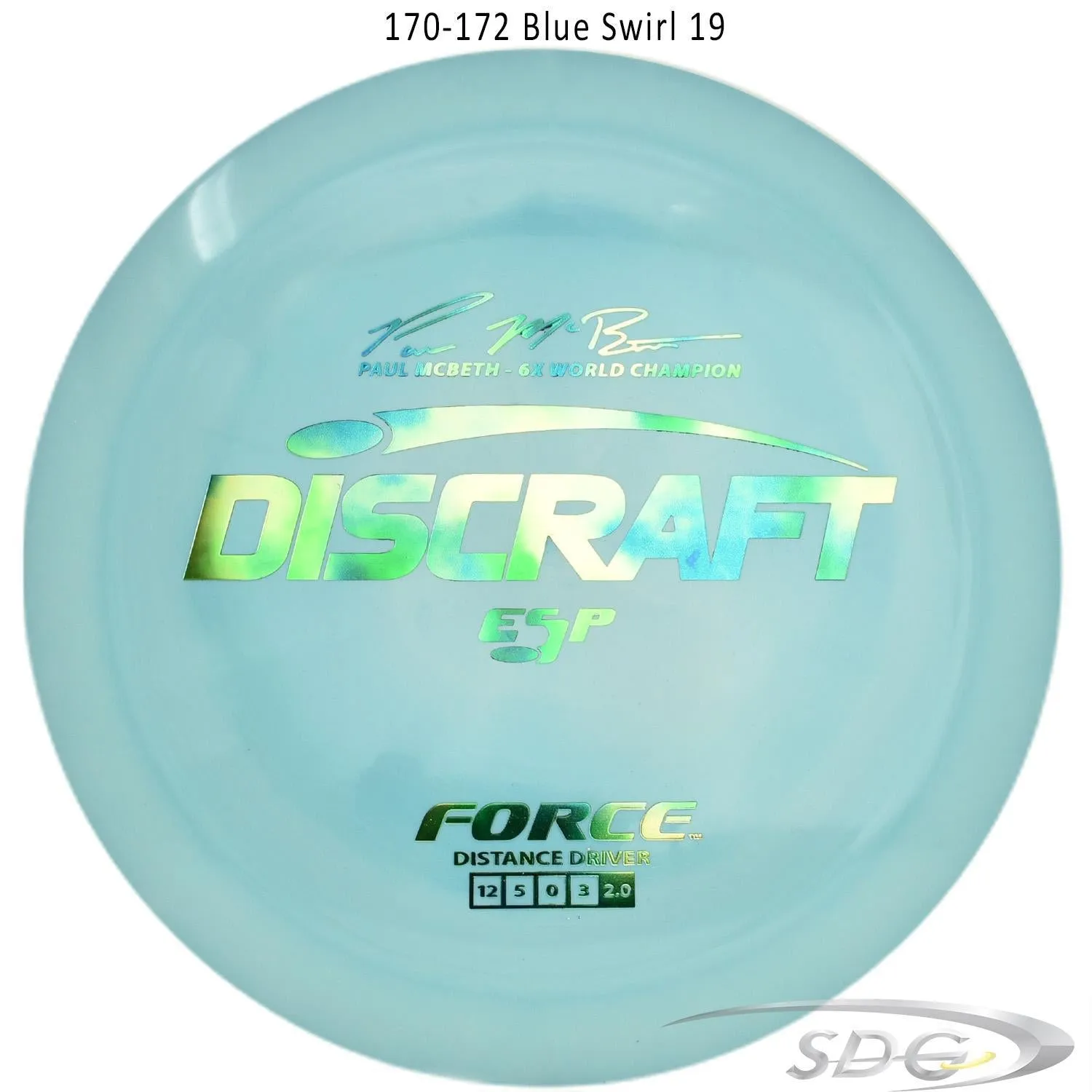 Discraft ESP Force 6X Paul McBeth Signature Disc Golf Distance Driver