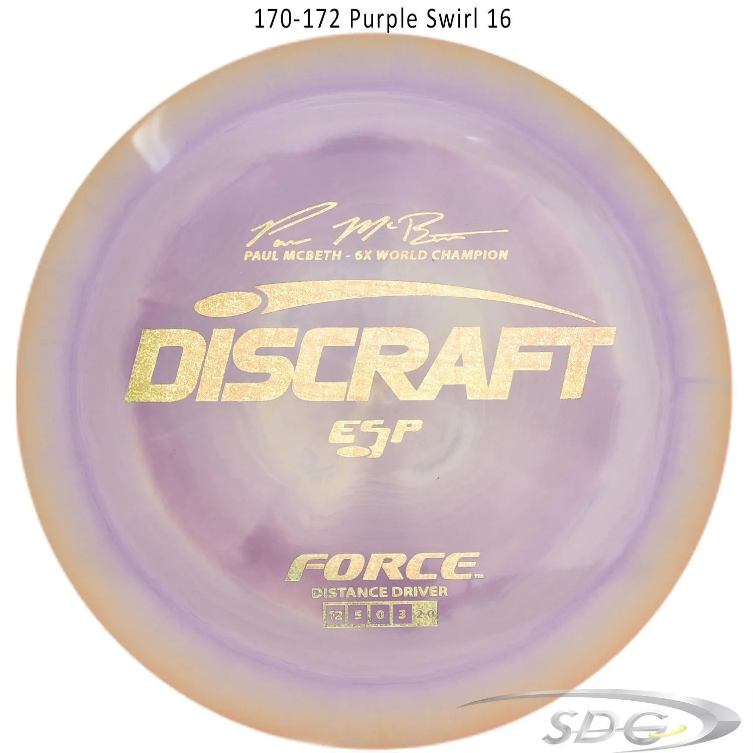 Discraft ESP Force 6X Paul McBeth Signature Disc Golf Distance Driver