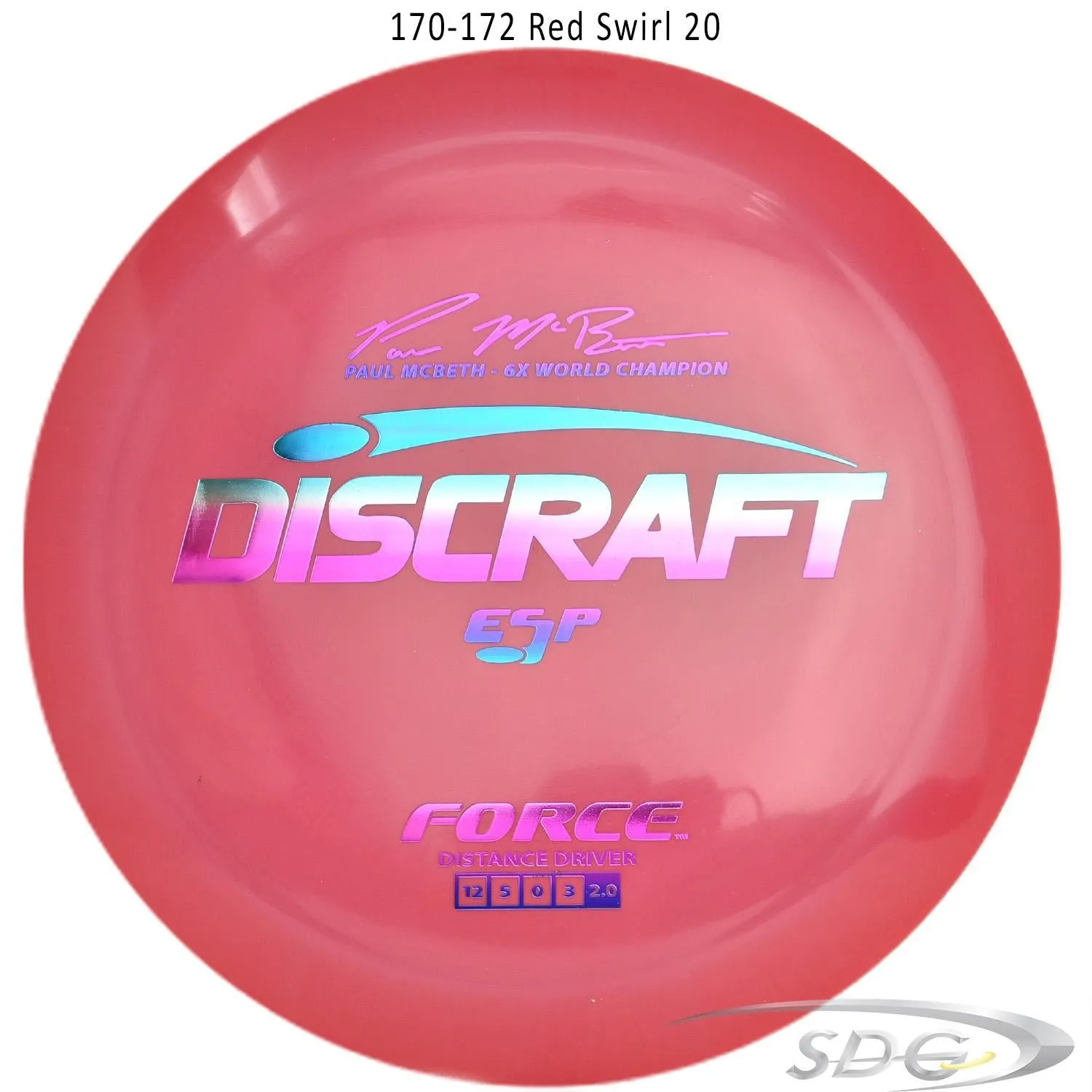 Discraft ESP Force 6X Paul McBeth Signature Disc Golf Distance Driver