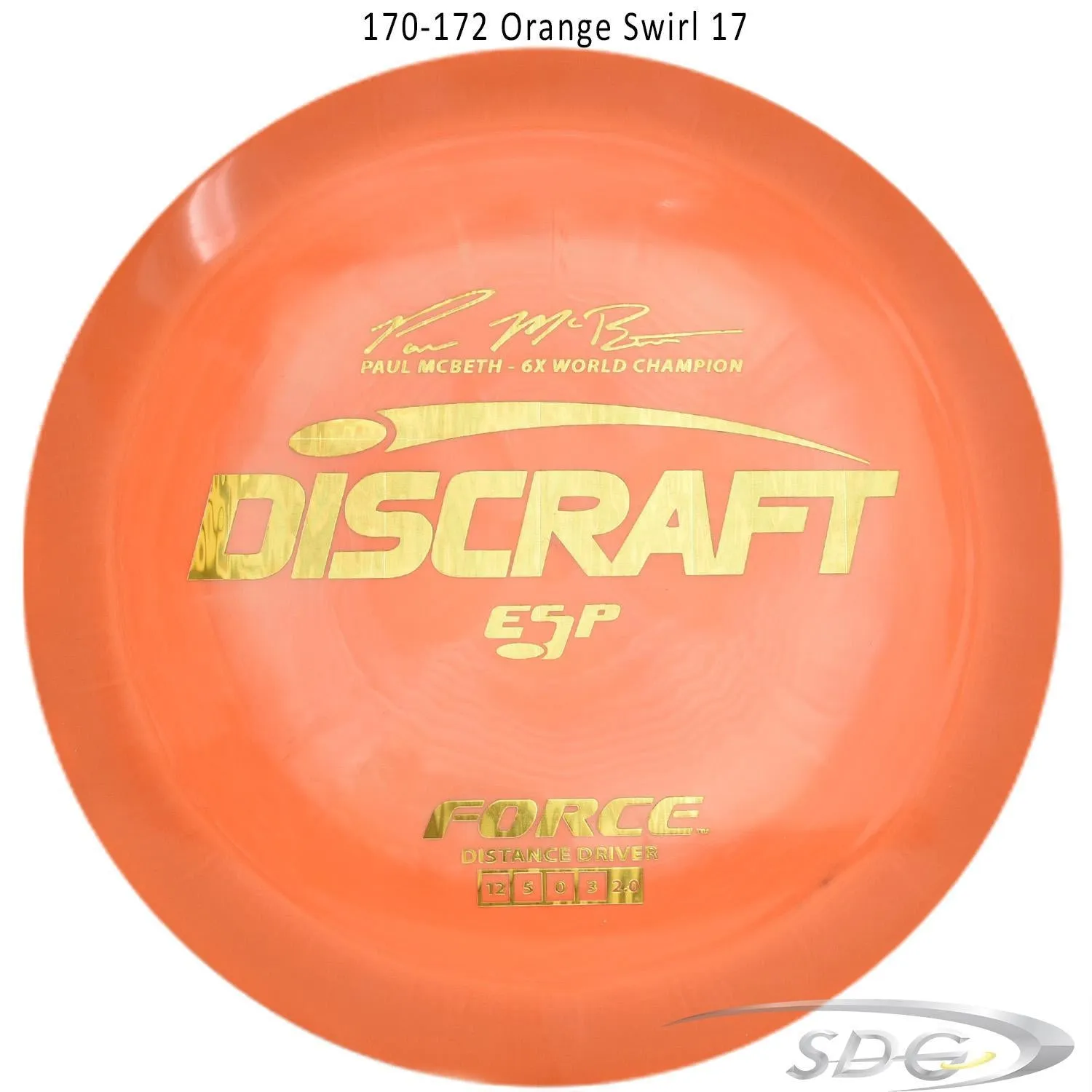 Discraft ESP Force 6X Paul McBeth Signature Disc Golf Distance Driver