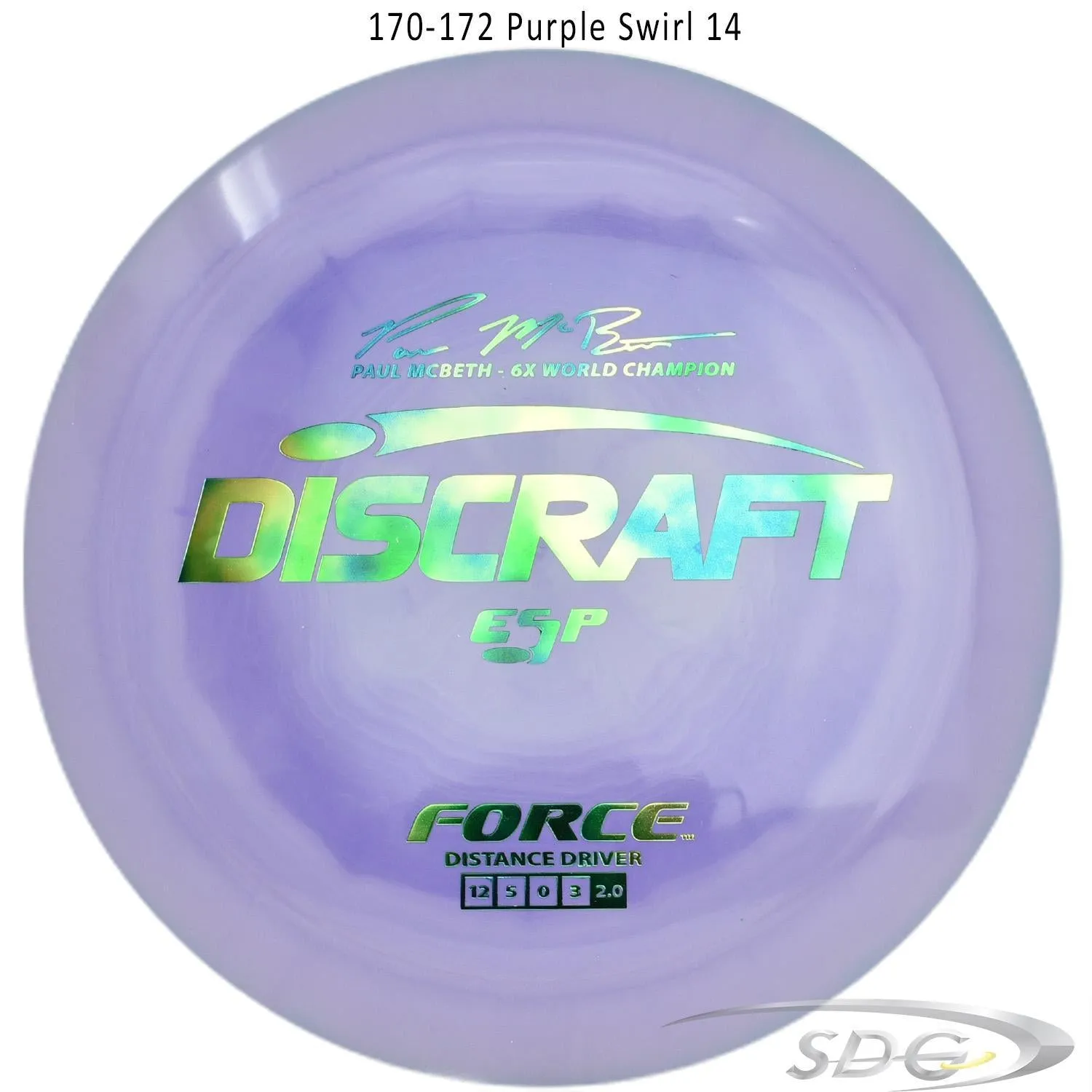 Discraft ESP Force 6X Paul McBeth Signature Disc Golf Distance Driver