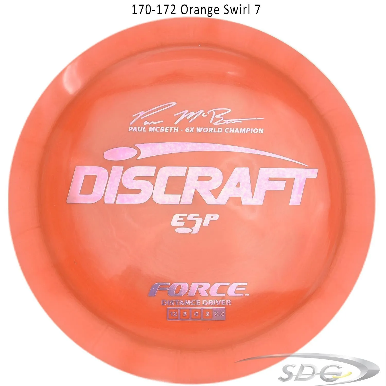 Discraft ESP Force 6X Paul McBeth Signature Disc Golf Distance Driver