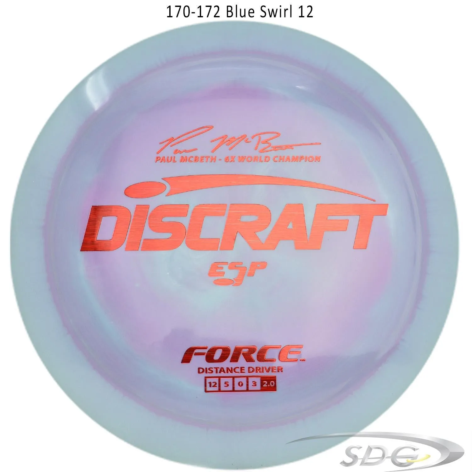 Discraft ESP Force 6X Paul McBeth Signature Disc Golf Distance Driver