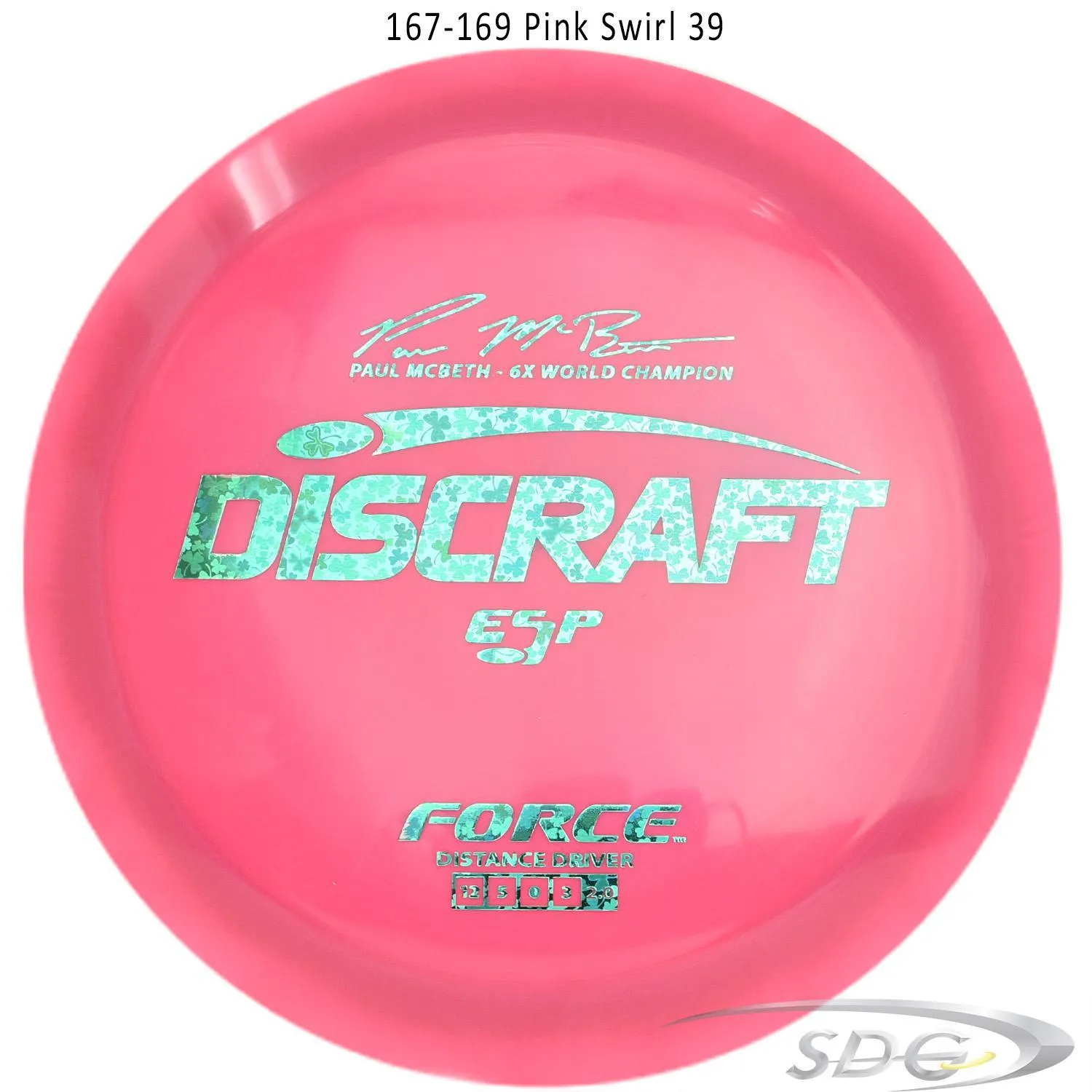 Discraft ESP Force 6X Paul McBeth Signature Disc Golf Distance Driver