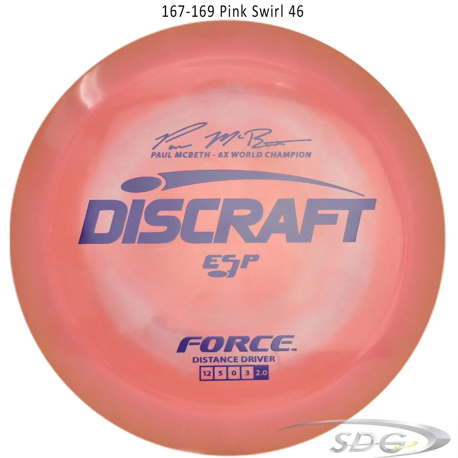 Discraft ESP Force 6X Paul McBeth Signature Disc Golf Distance Driver