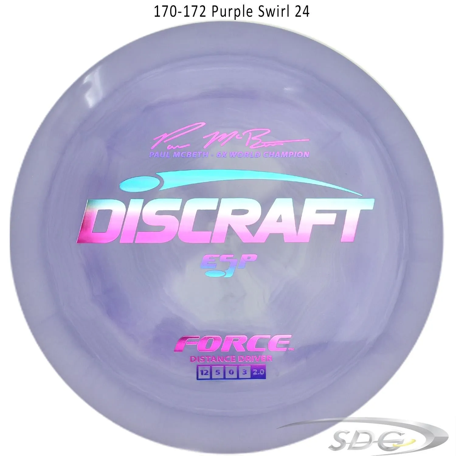 Discraft ESP Force 6X Paul McBeth Signature Disc Golf Distance Driver