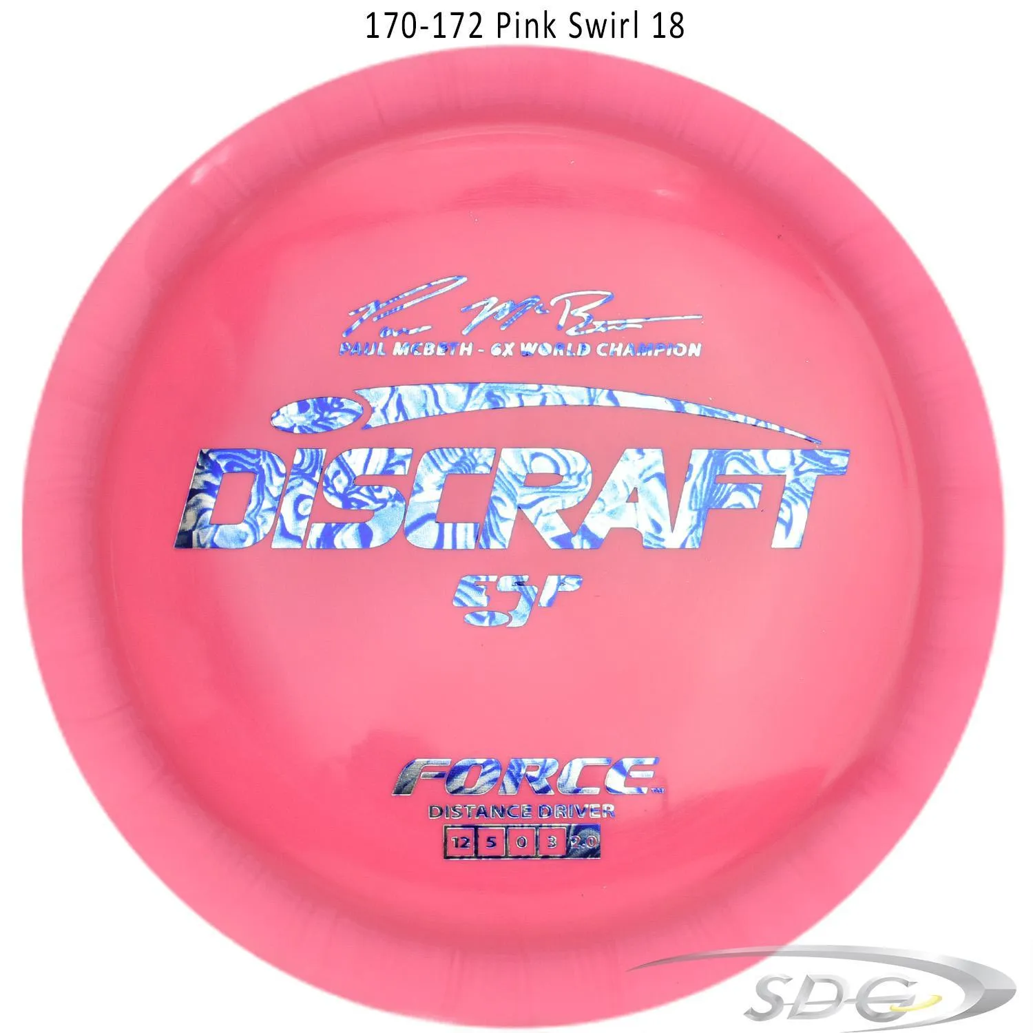 Discraft ESP Force 6X Paul McBeth Signature Disc Golf Distance Driver