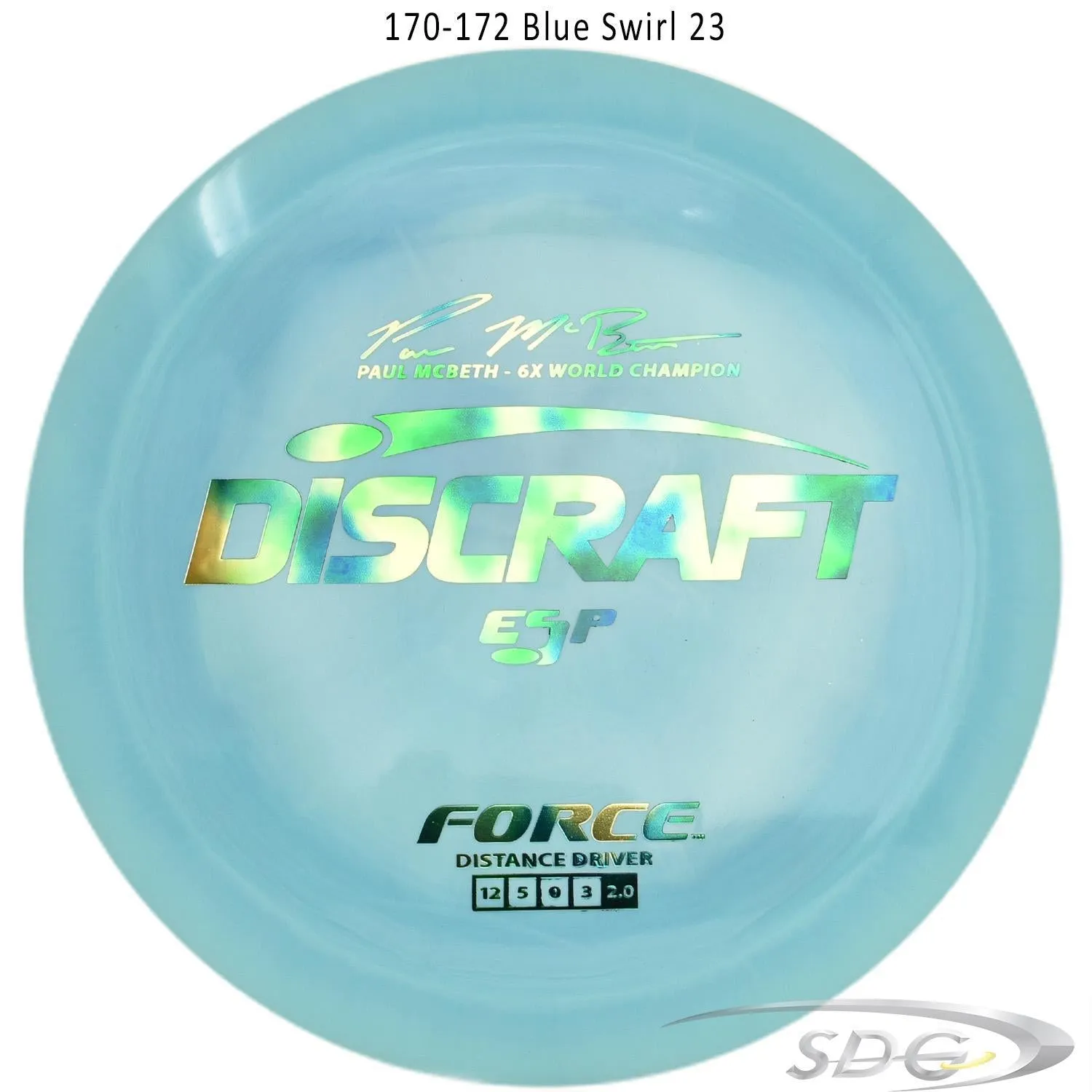 Discraft ESP Force 6X Paul McBeth Signature Disc Golf Distance Driver