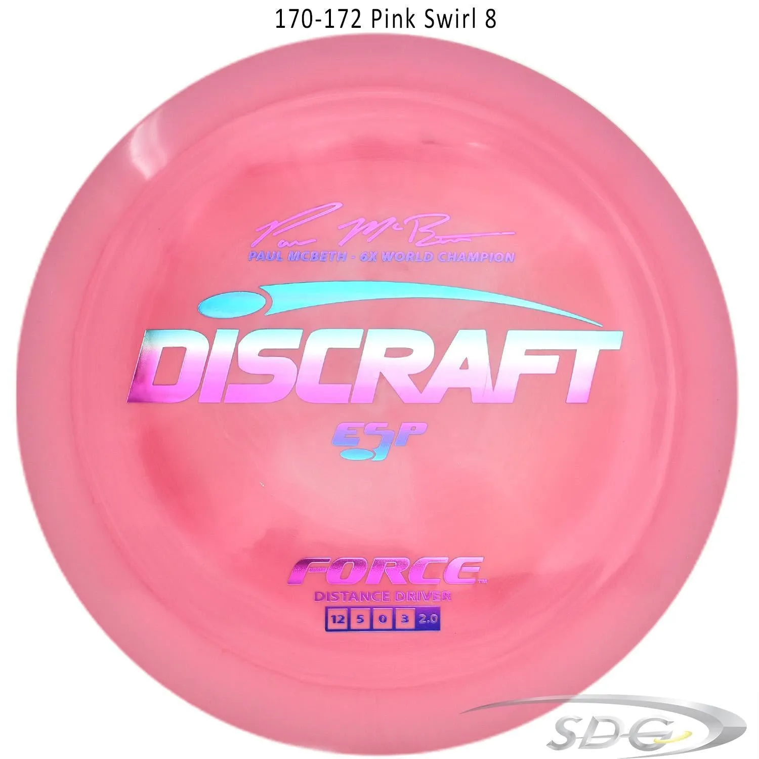 Discraft ESP Force 6X Paul McBeth Signature Disc Golf Distance Driver