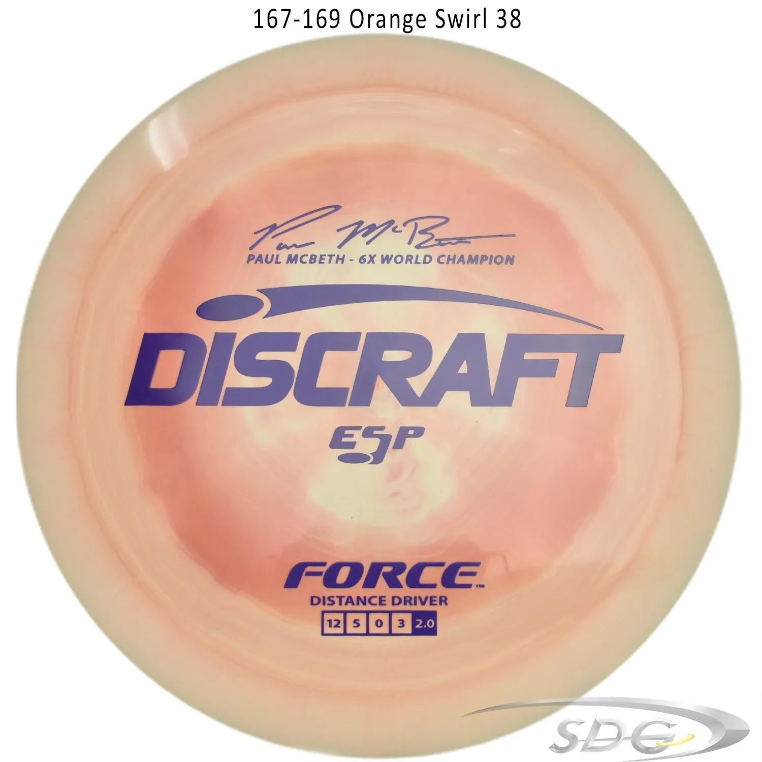 Discraft ESP Force 6X Paul McBeth Signature Disc Golf Distance Driver