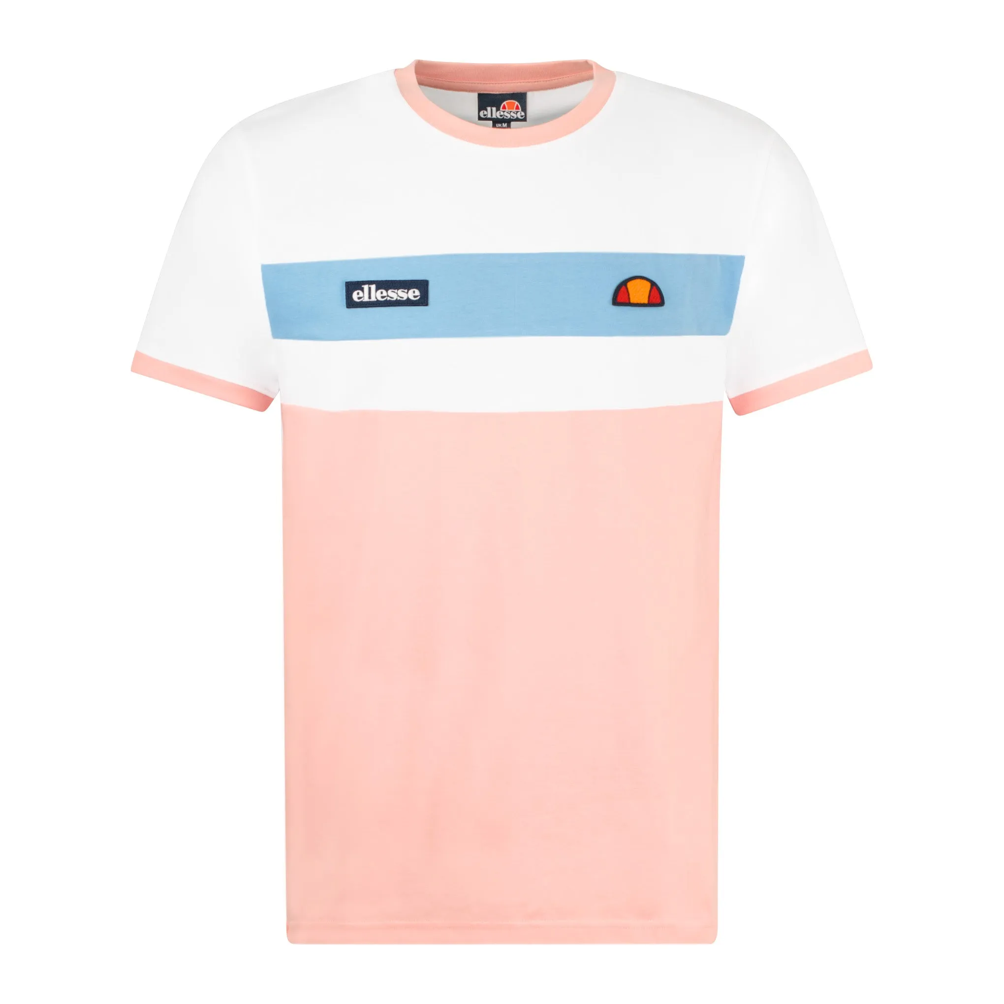 Ellesse Blockadi T-Shirt White/Pink