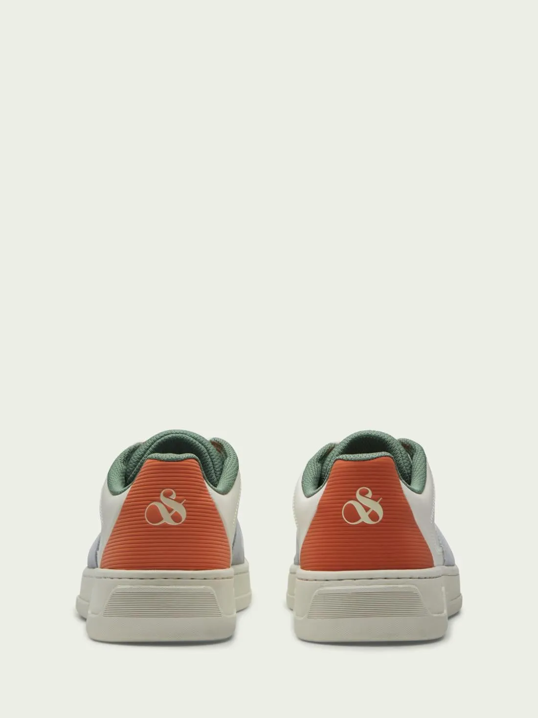 Elliot Sneaker | White/Orange