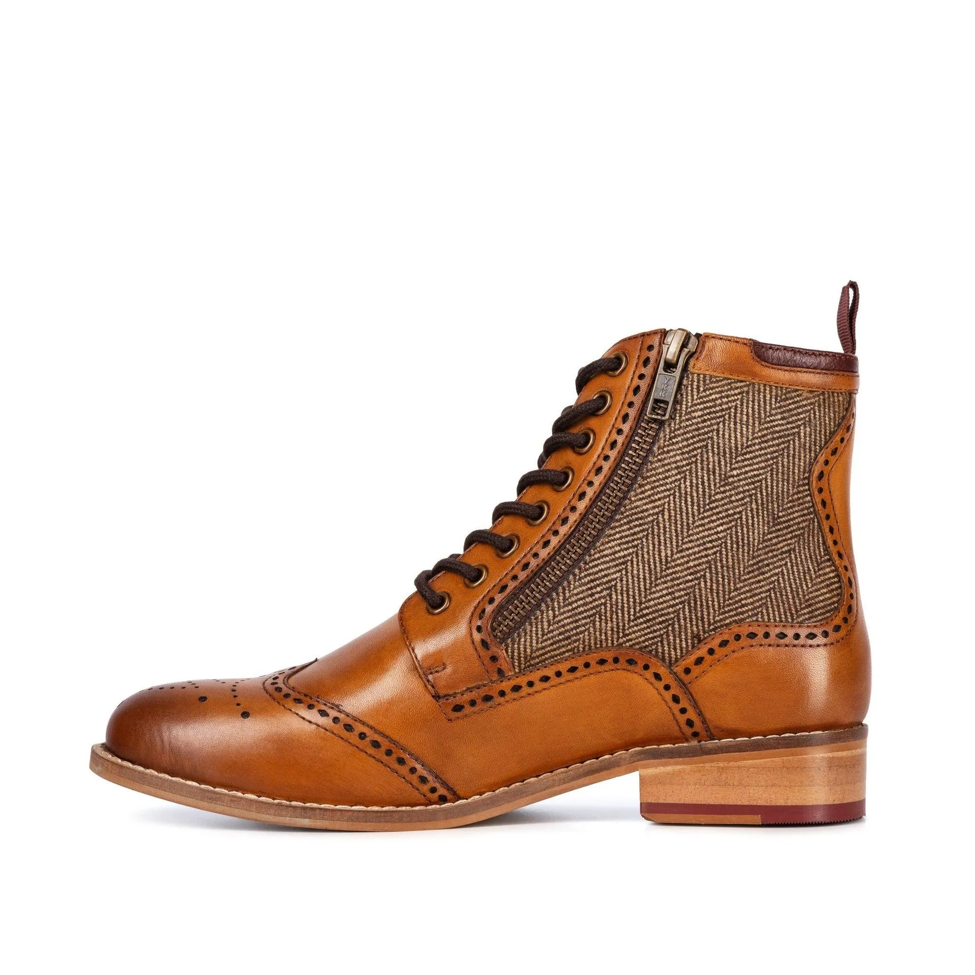 ERICIA TAN TWILL BOOT