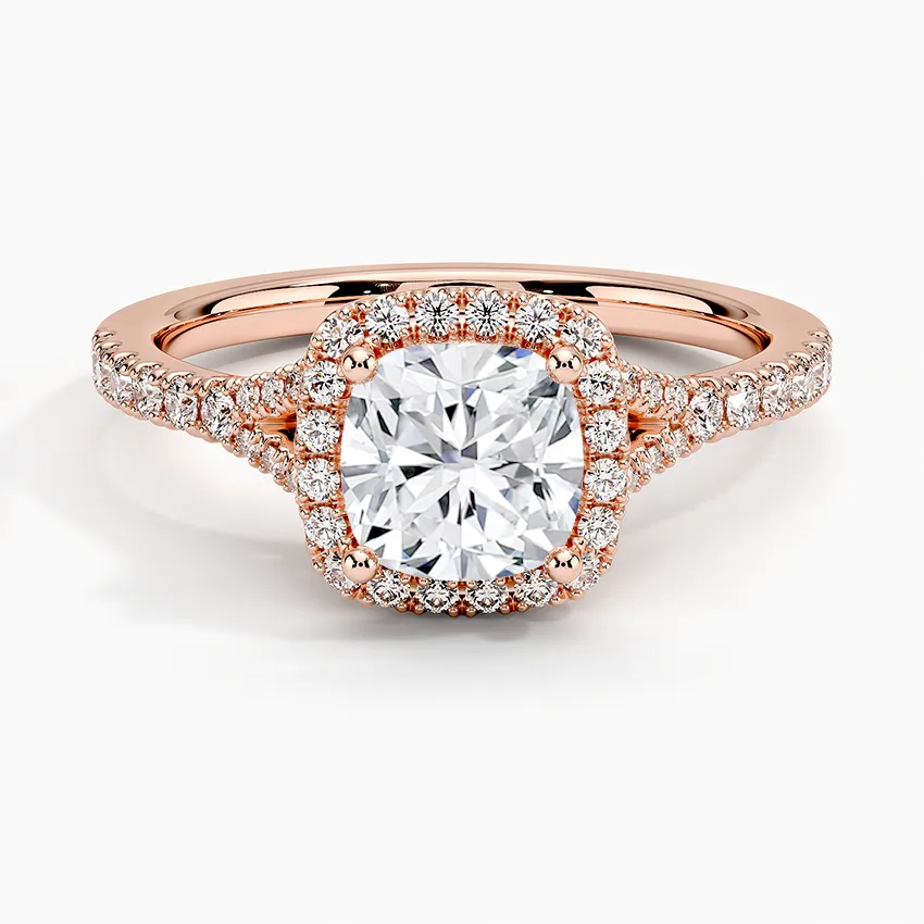 Joy Halo Diamond Engagement Ring [Setting Only] - EC101