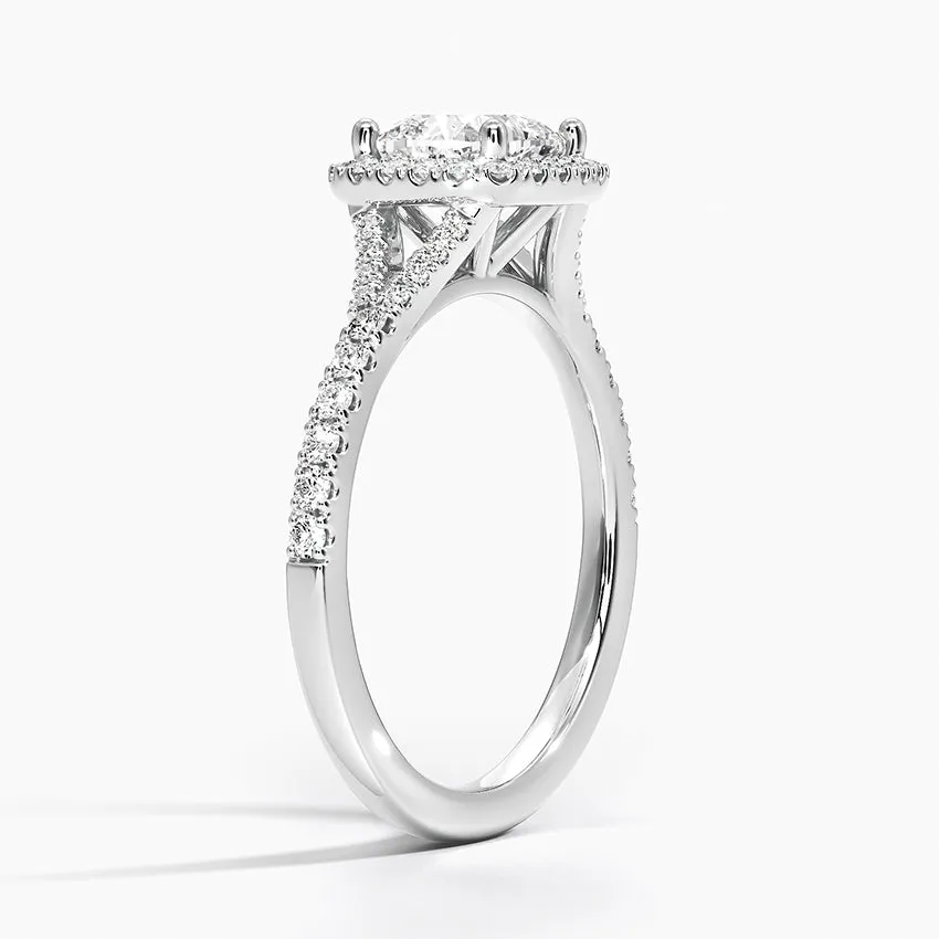 Joy Halo Diamond Engagement Ring [Setting Only] - EC101