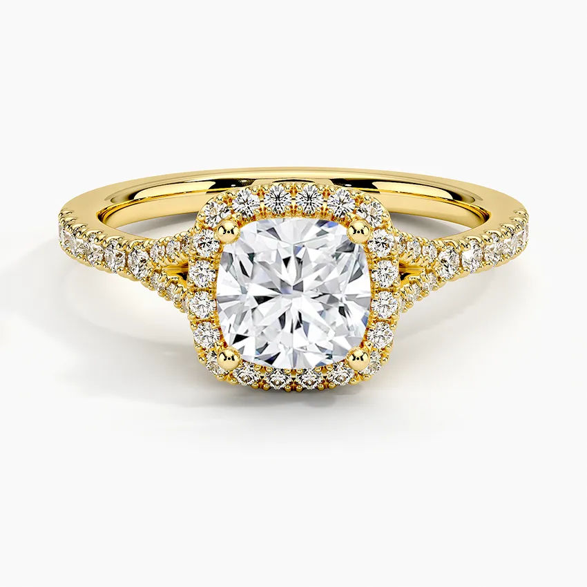 Joy Halo Diamond Engagement Ring [Setting Only] - EC101