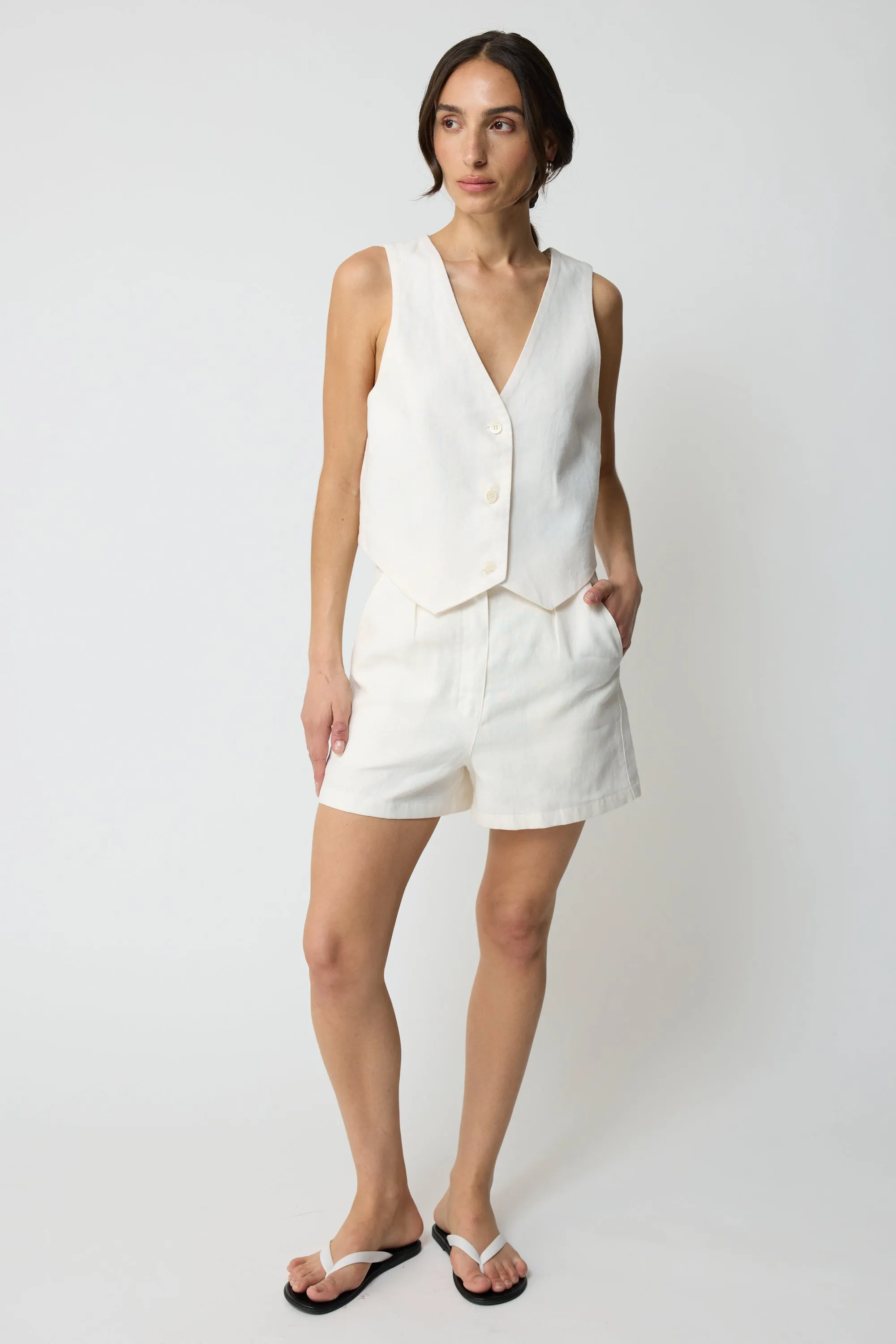 Linen Vest