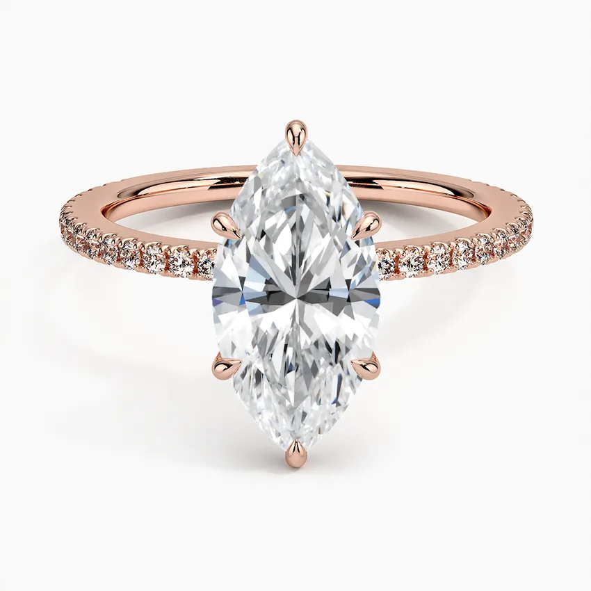 Marquise Demi Diamond Engagement Ring [Setting Only] - EC110M