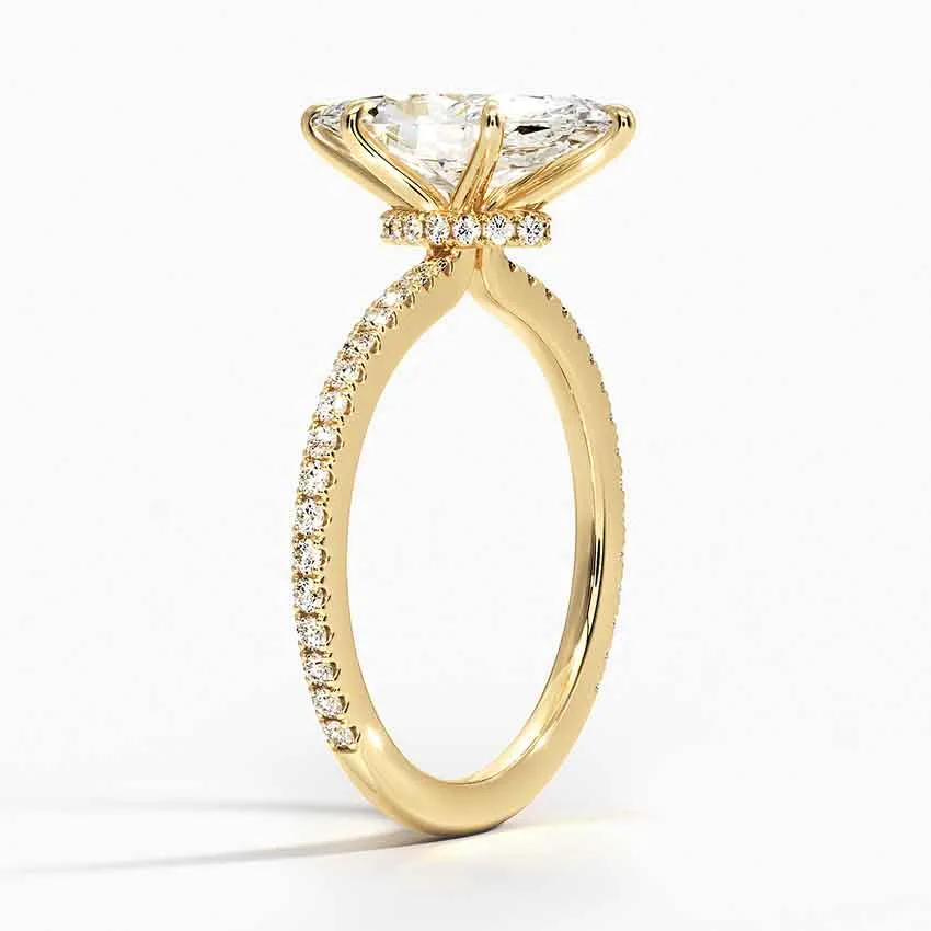 Marquise Demi Diamond Engagement Ring [Setting Only] - EC110M