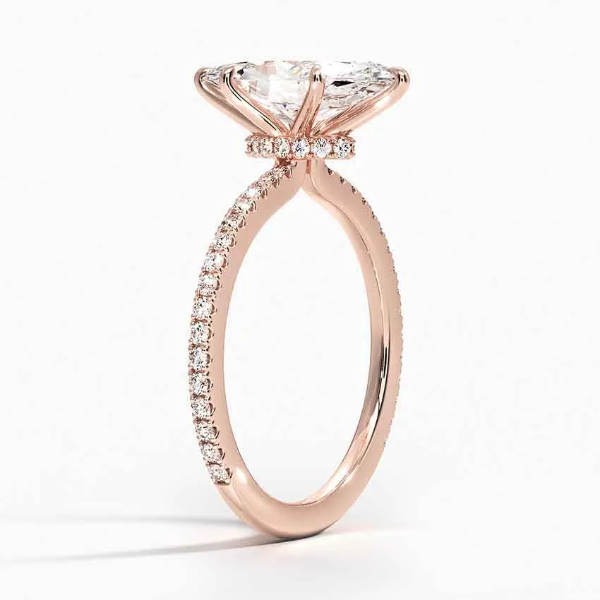 Marquise Demi Diamond Engagement Ring [Setting Only] - EC110M