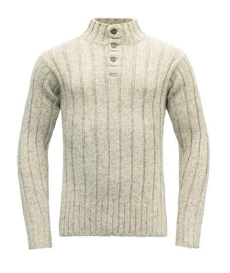 Nansen Rib Knit Wool Pullover Unisex