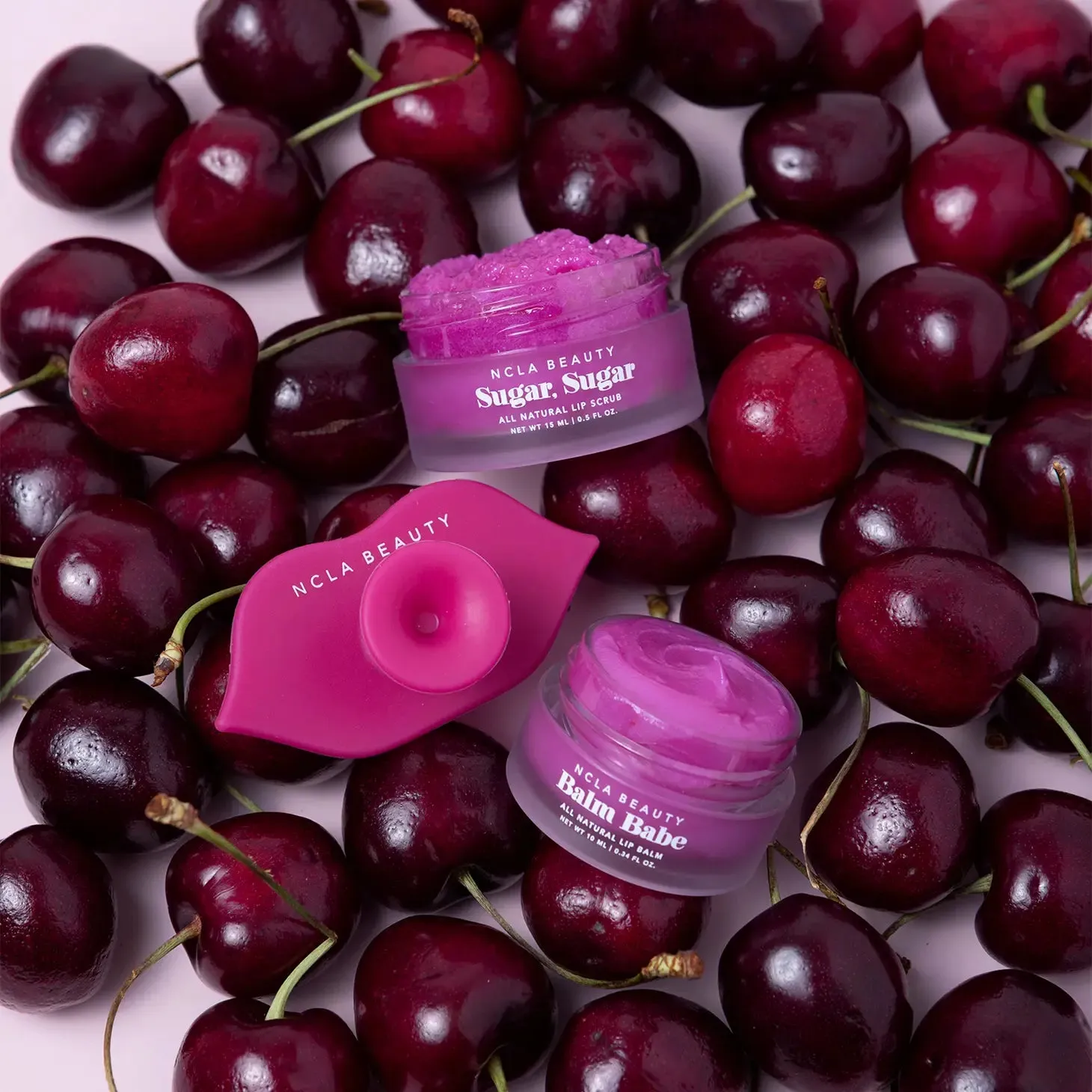 NCLA Black Cherry Lip Care Set