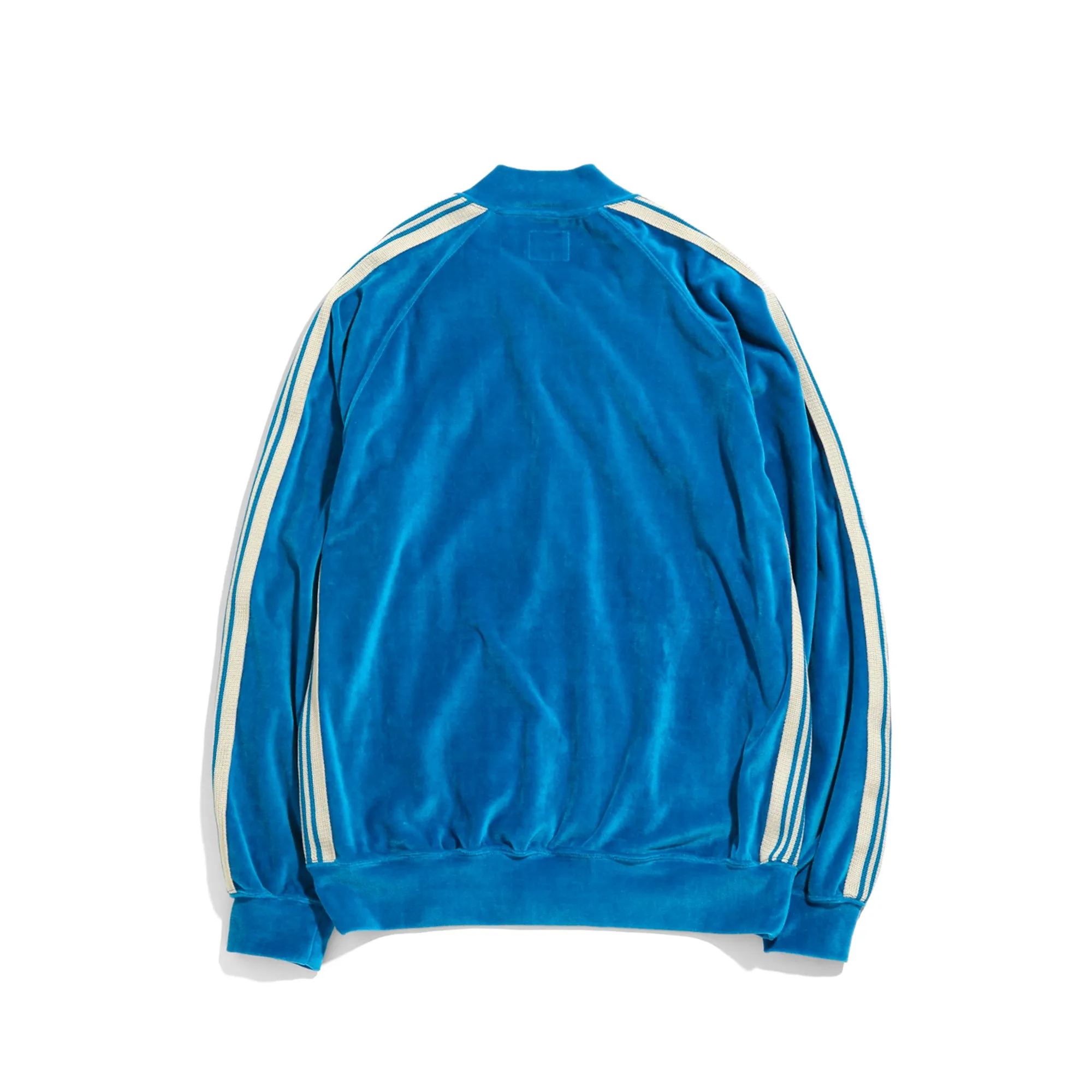 Needles Mens RC Velour Track Jacket Blue